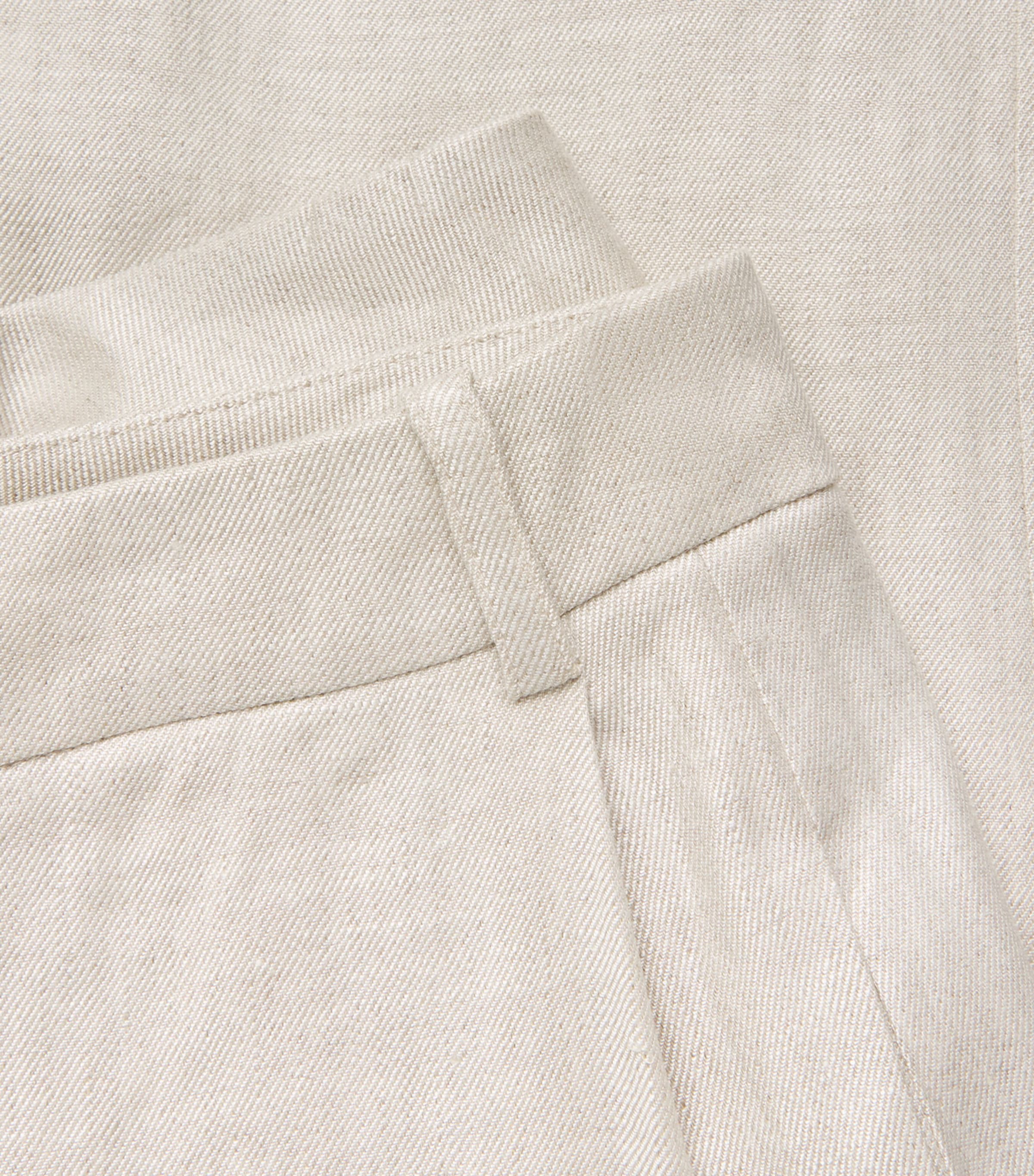 Toccin Womens Linen-Blend Elowen Trousers Desert Image 6