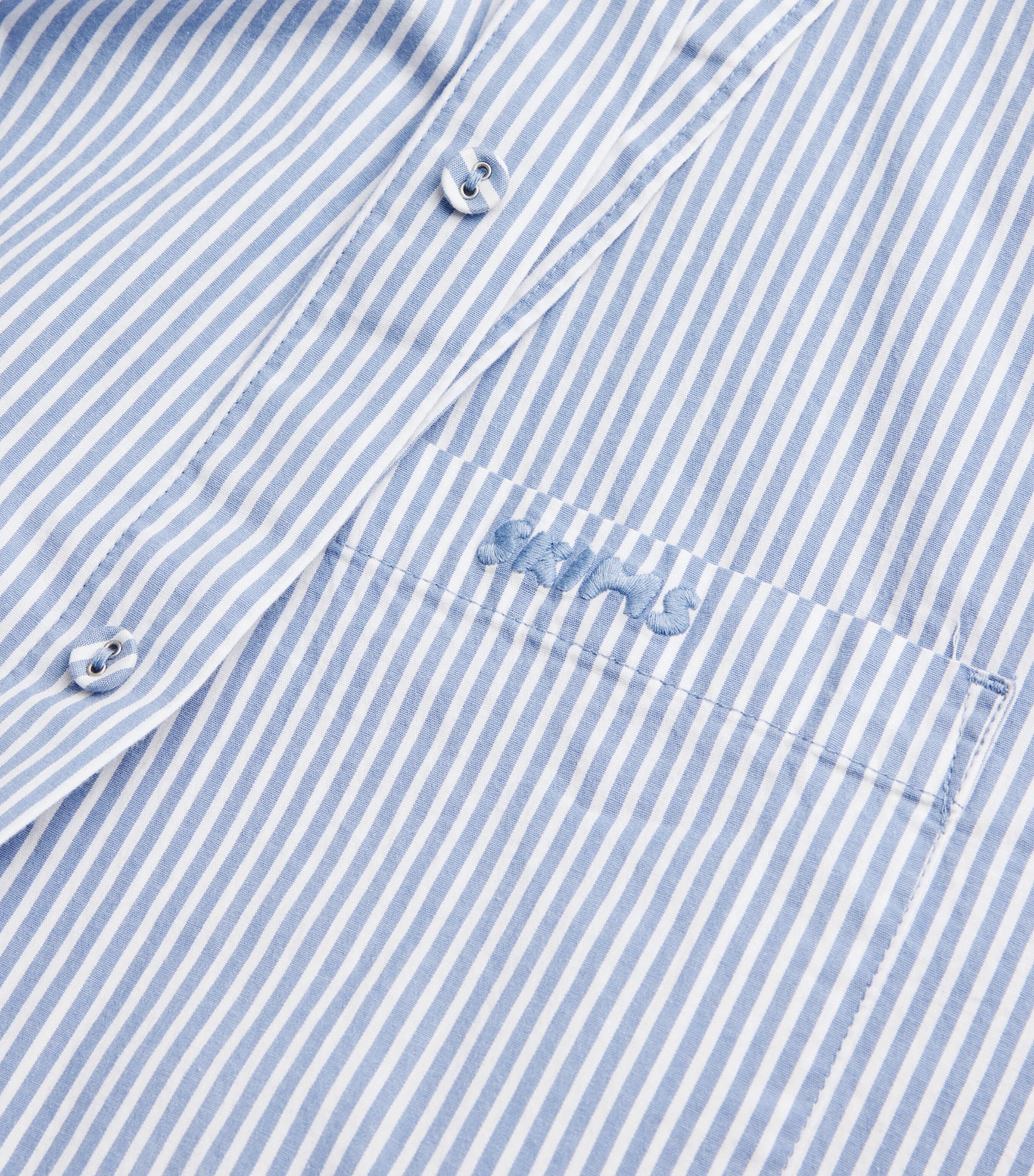 Stretch-Cotton Stripe Pyjama Set CADET STRIPE Image 4