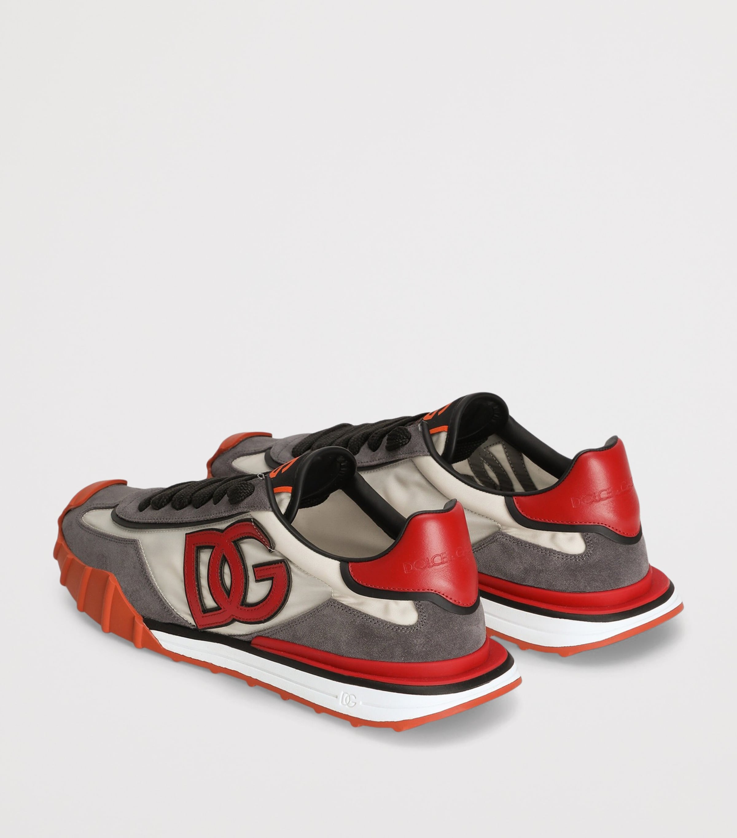 Dolce&Gabbana Athletic Low-Top Sneakers Avorio/rosso Image 3