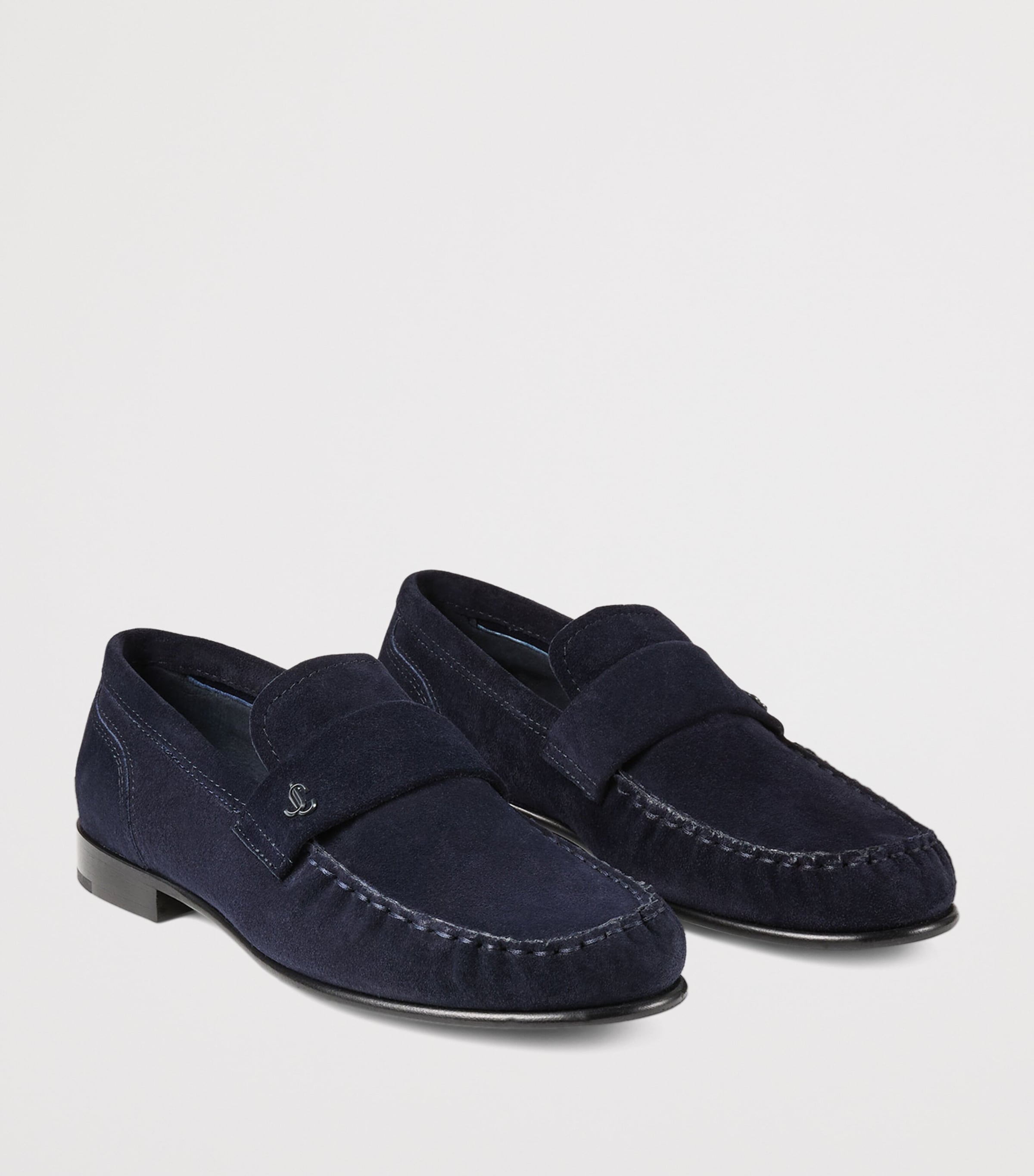 Jimmy Choo Ellis Suede Loafers Marine Image 2