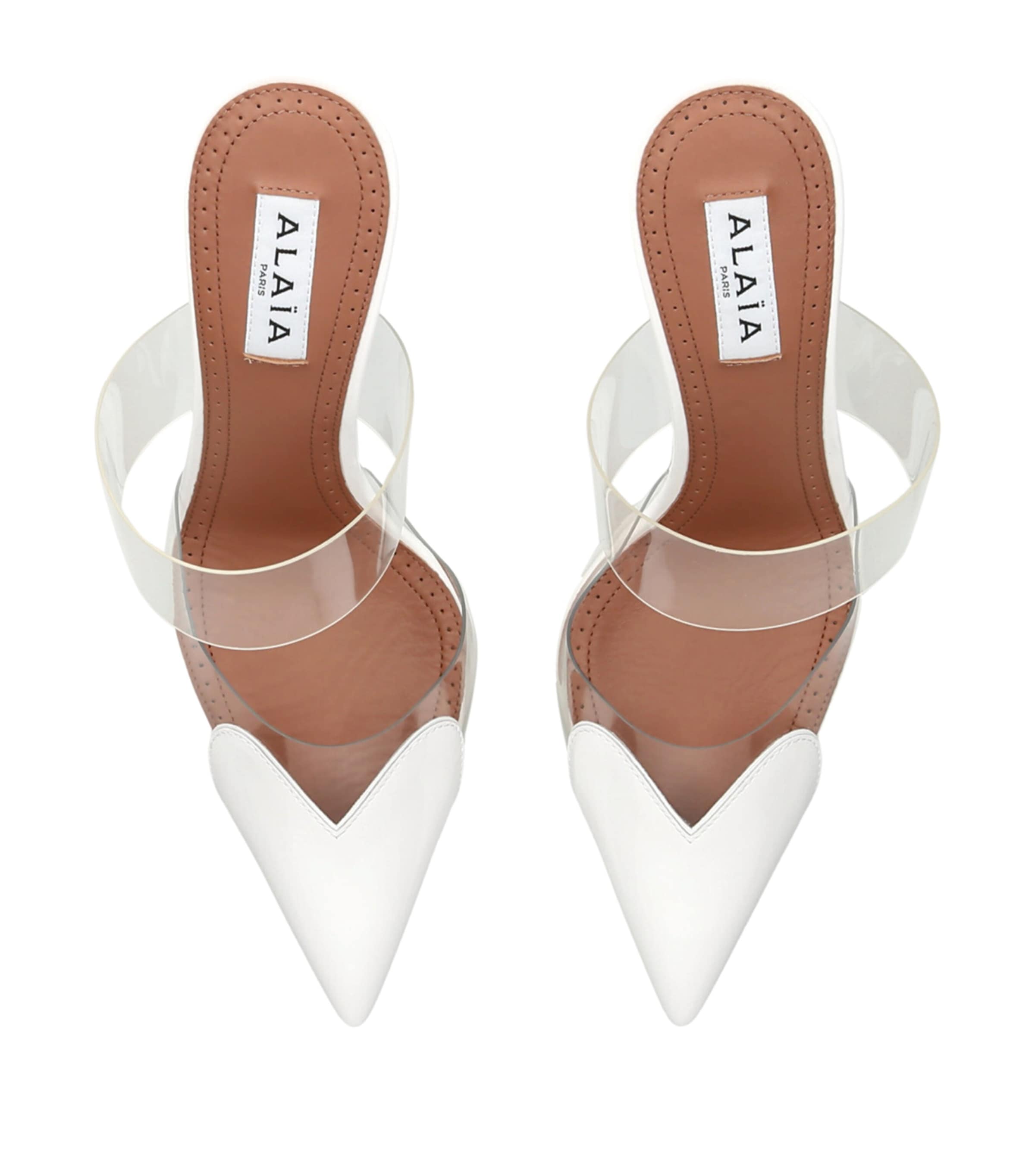 Patent Coeur Mules 90 WHITE Image 4