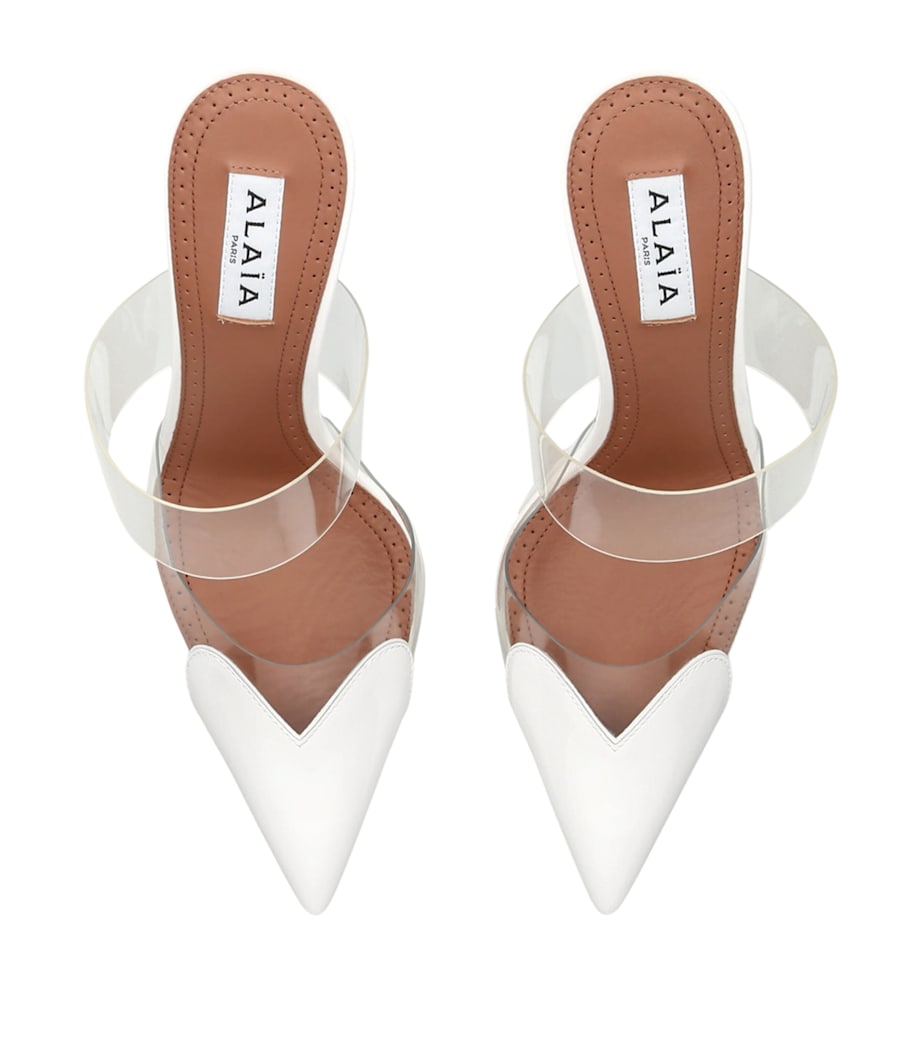 Patent Coeur Mules 90 WHITE Image 4