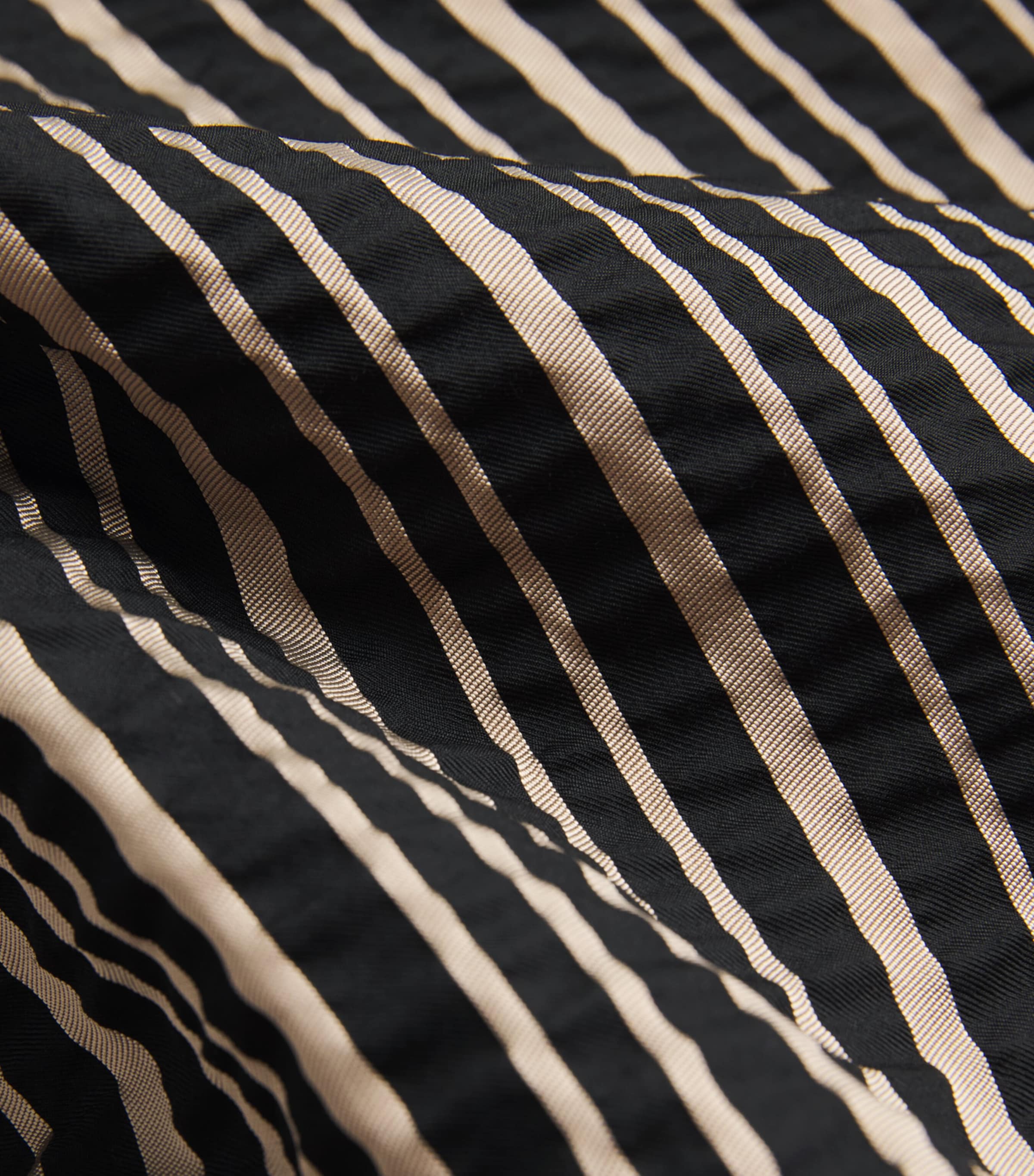 Palmer//Harding Womens Wool-Blend Clarity Maxi Dress Black & Gold Stripe Image 6