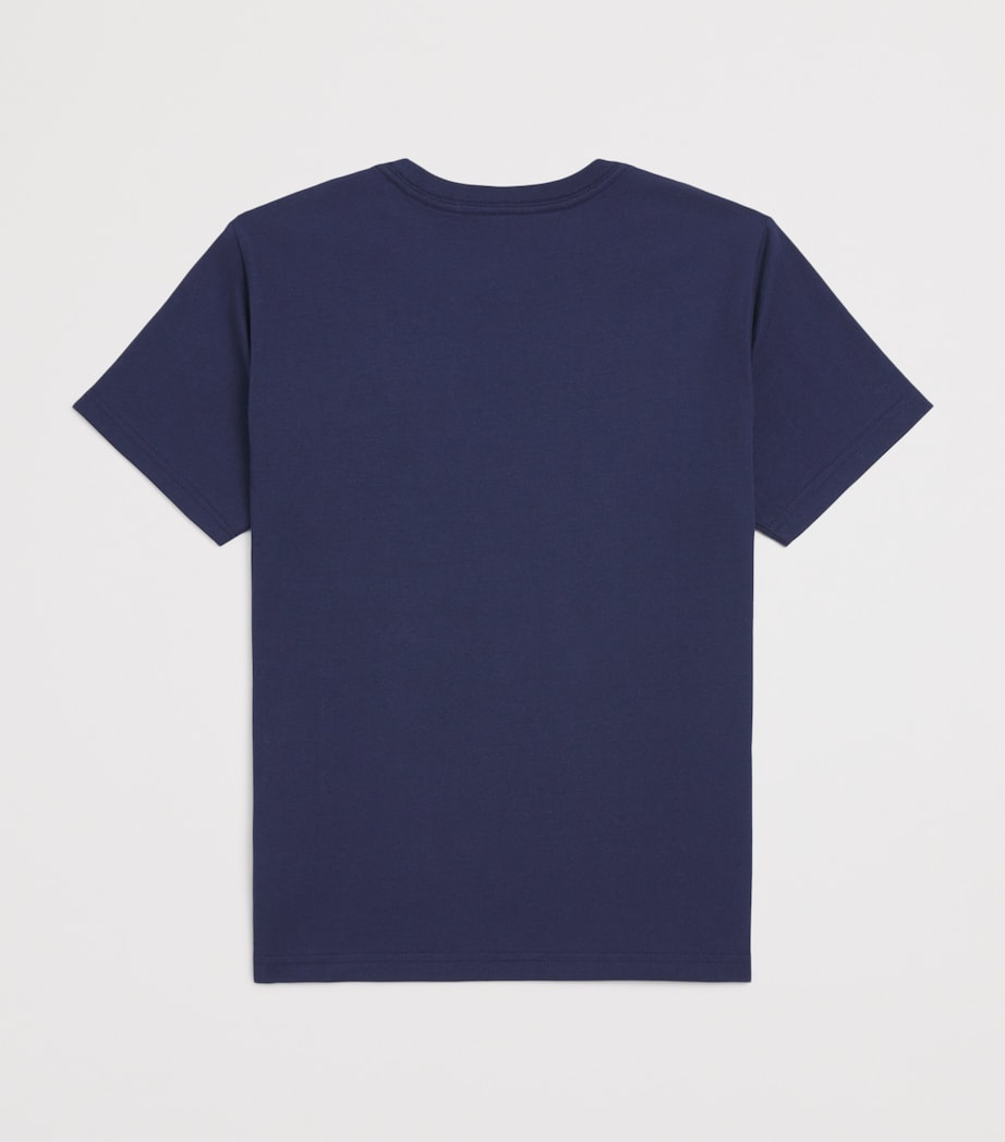 Logo Embroidered T-Shirt (6-14 Years) NAVY Image 2