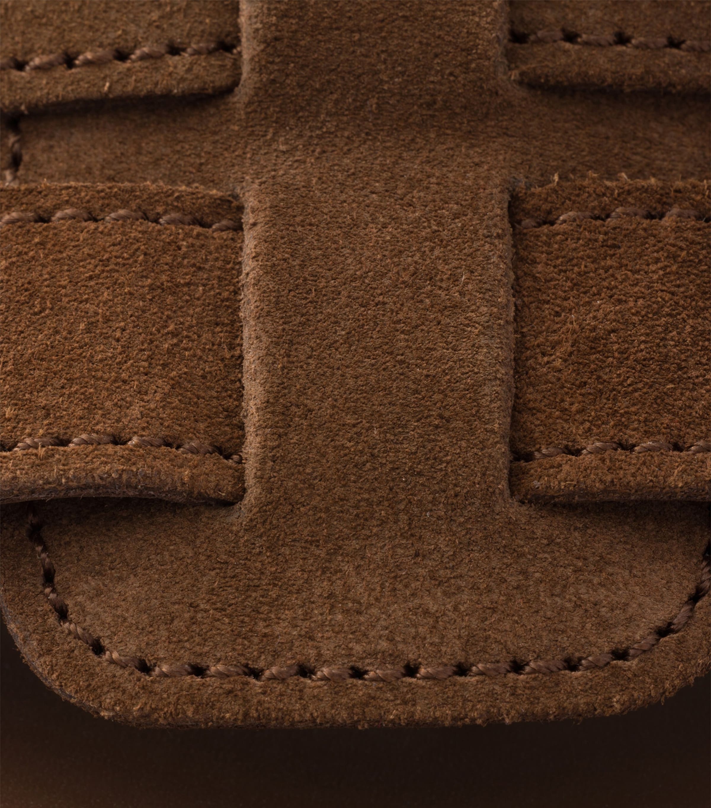 Prada Suede Platform Sandals 90 Brown Image 6