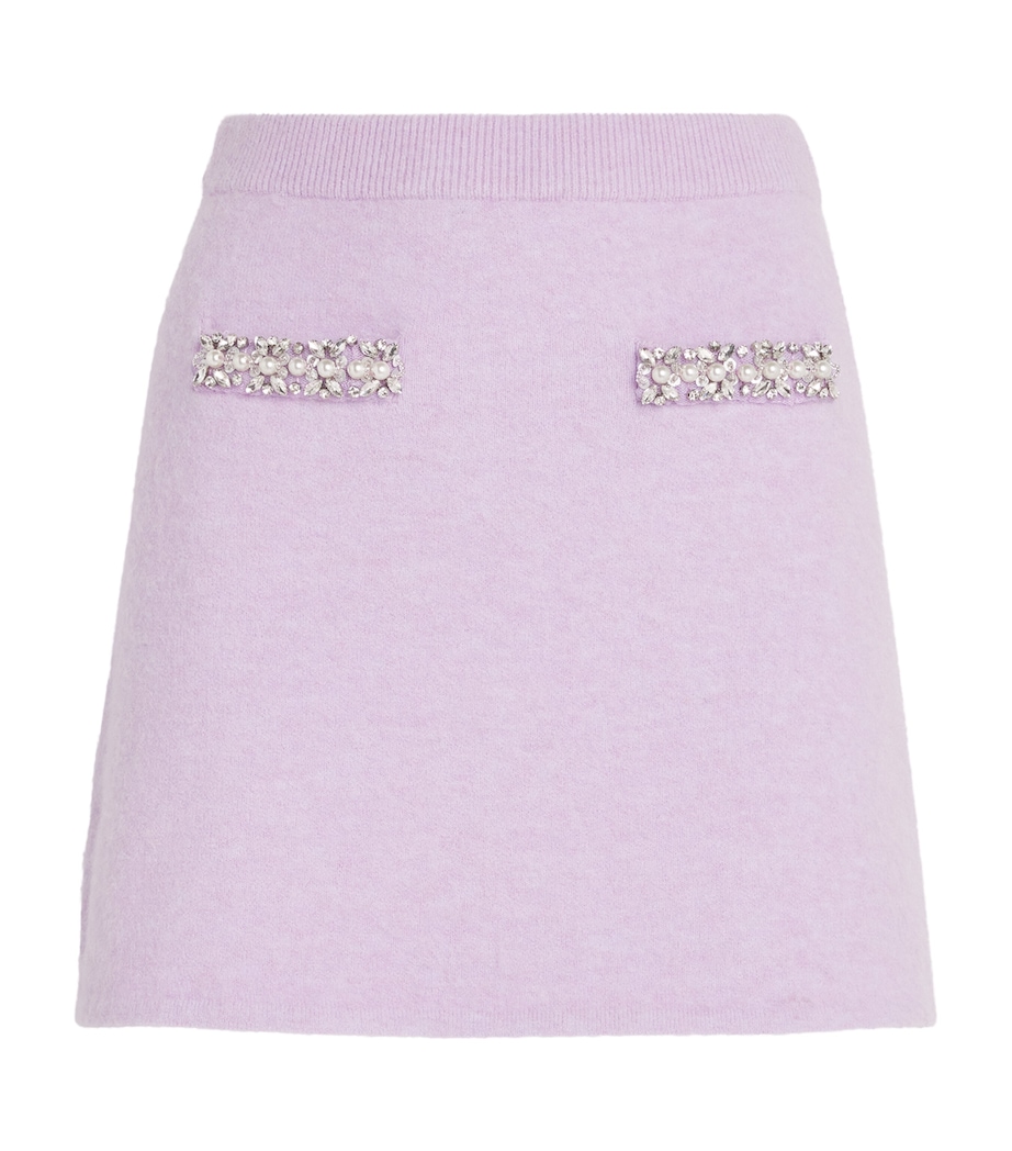 Crystal-Embellished Mini Skirt LILAC Image 1