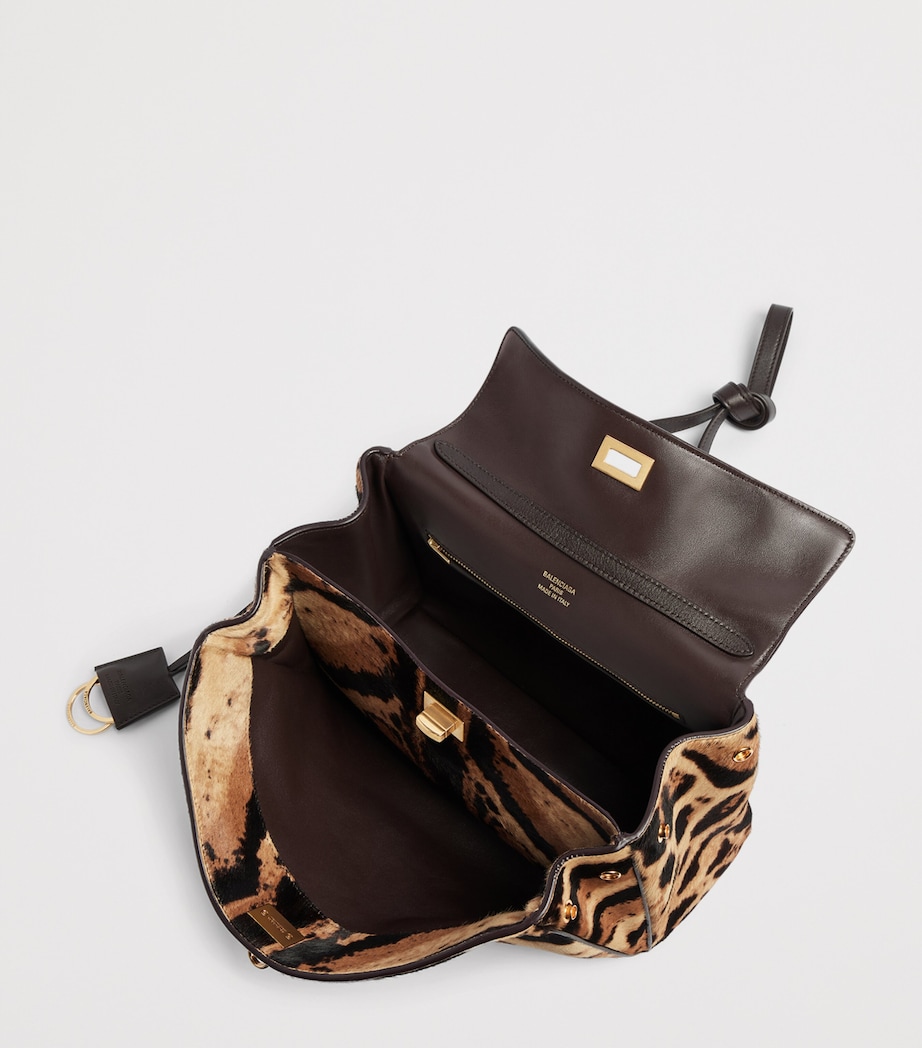 Balenciaga Pony Hair Rodeo Top-Handle Bag Image 8
