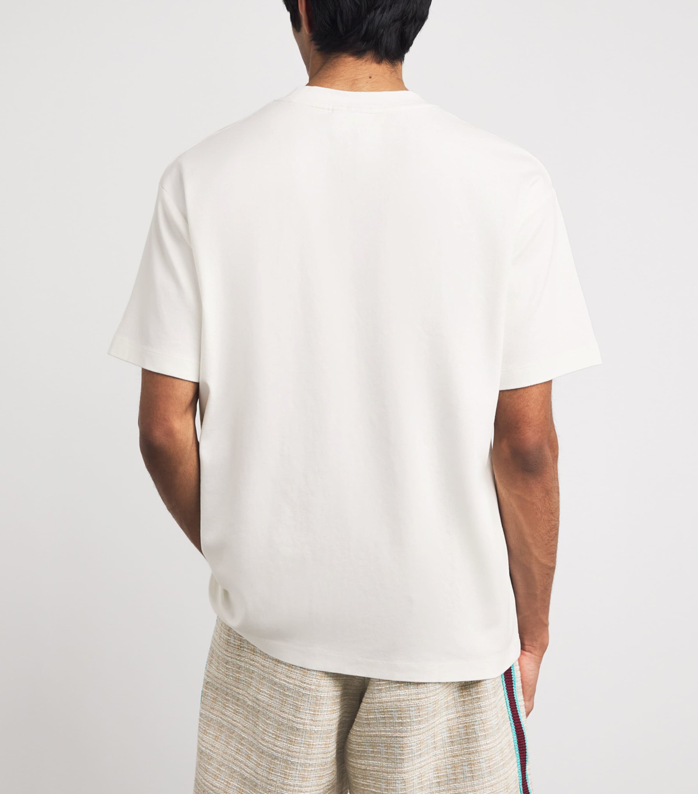 Drôle De Monsieur Mens Cotton Café T-Shirt Off White Image 5