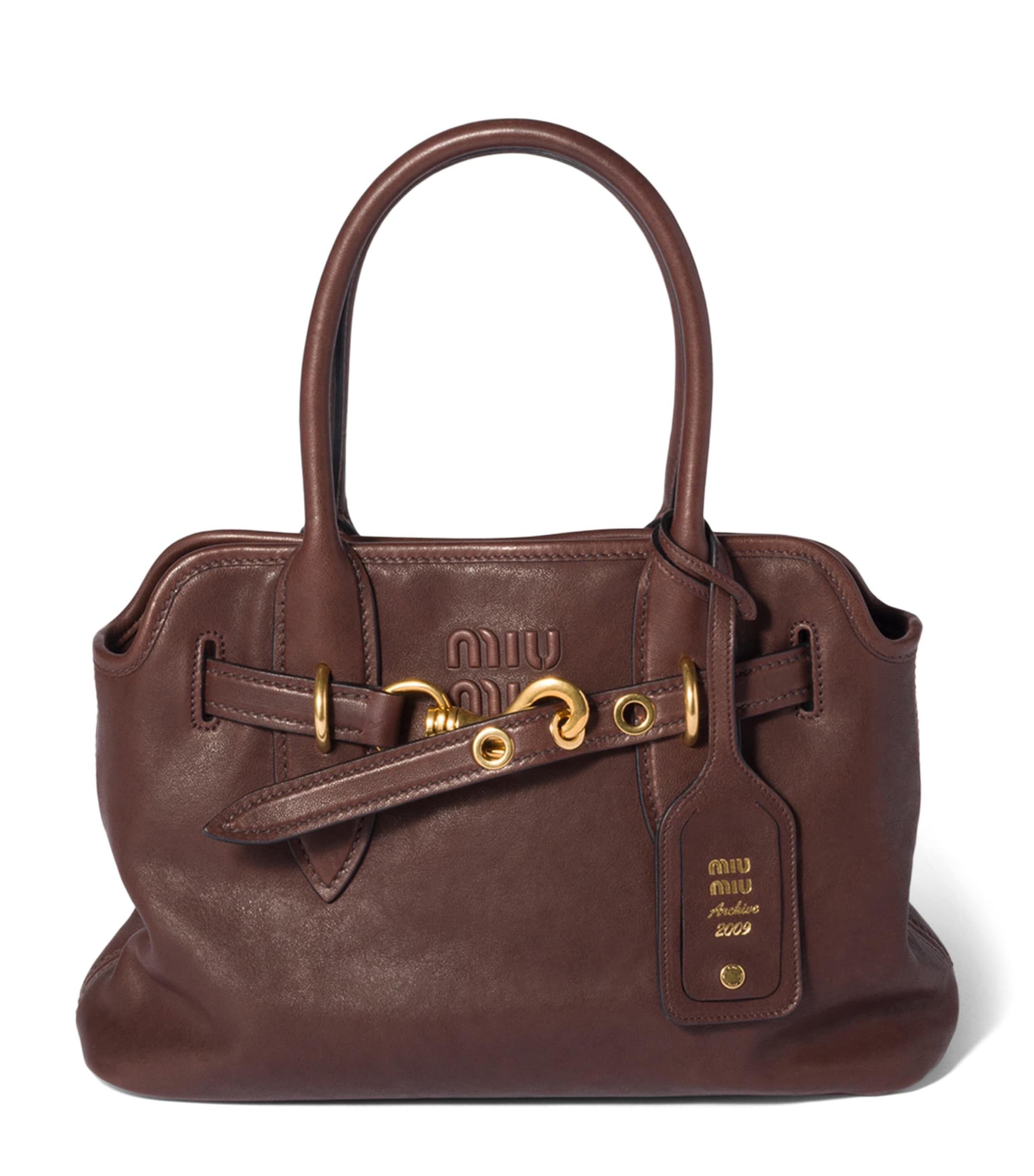Nappa Leather Aventure Top-Handle Bag F0NBL Image 1
