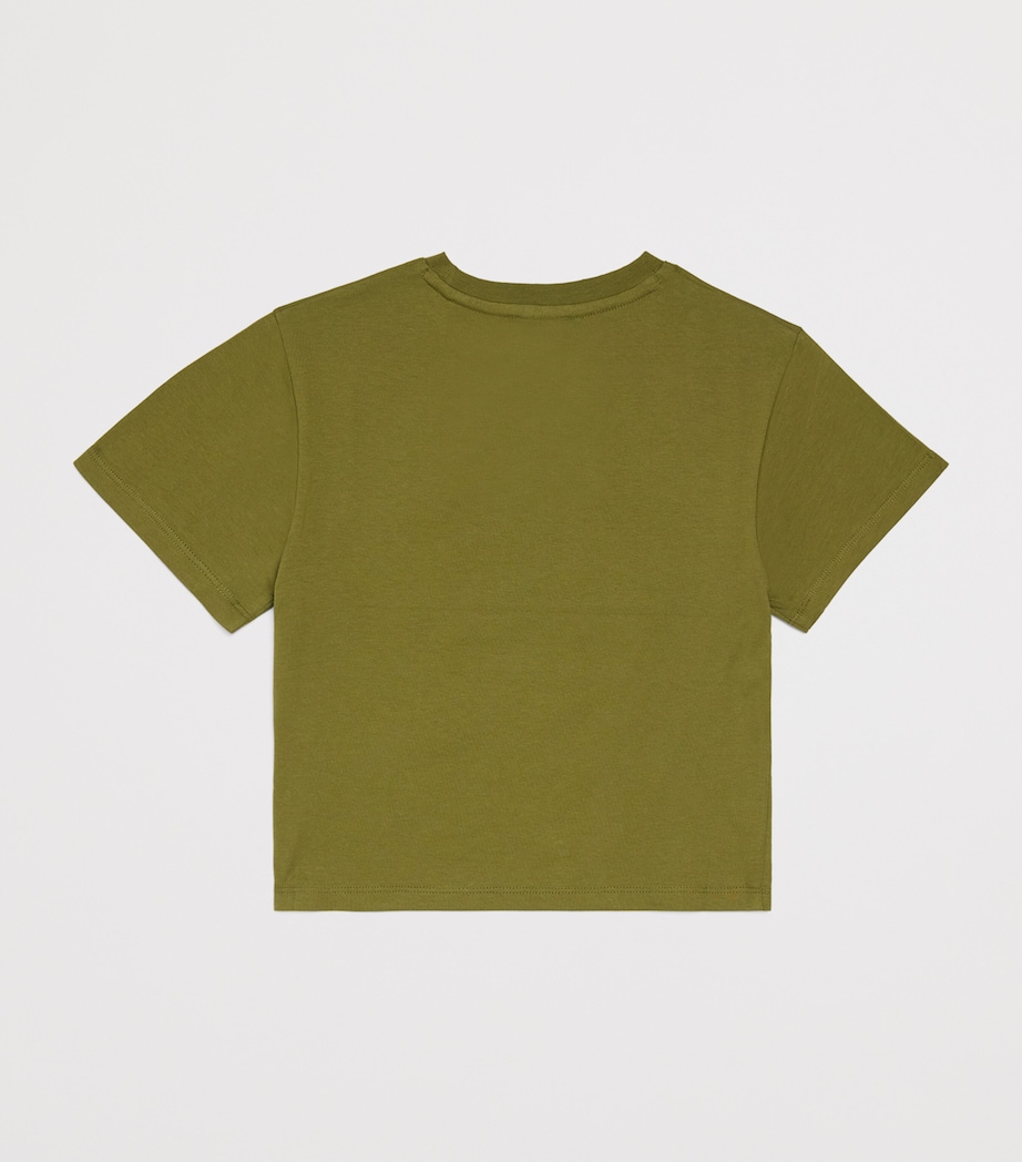 Cotton Elephant T-Shirt (2-14 Years) SPHAGNUM Image 2