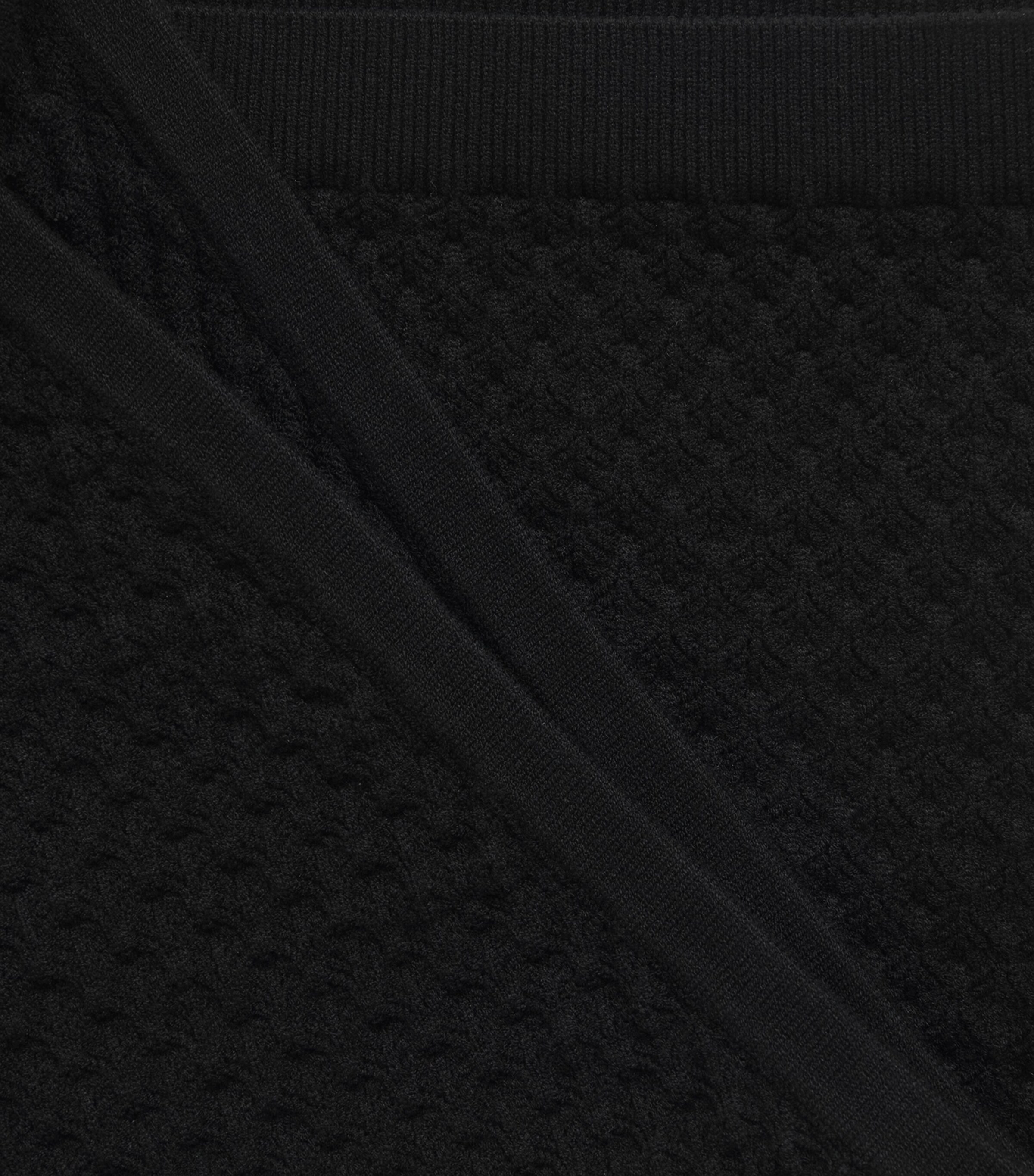 Heidi Pointelle Tank Top BLACK A001 Image 5