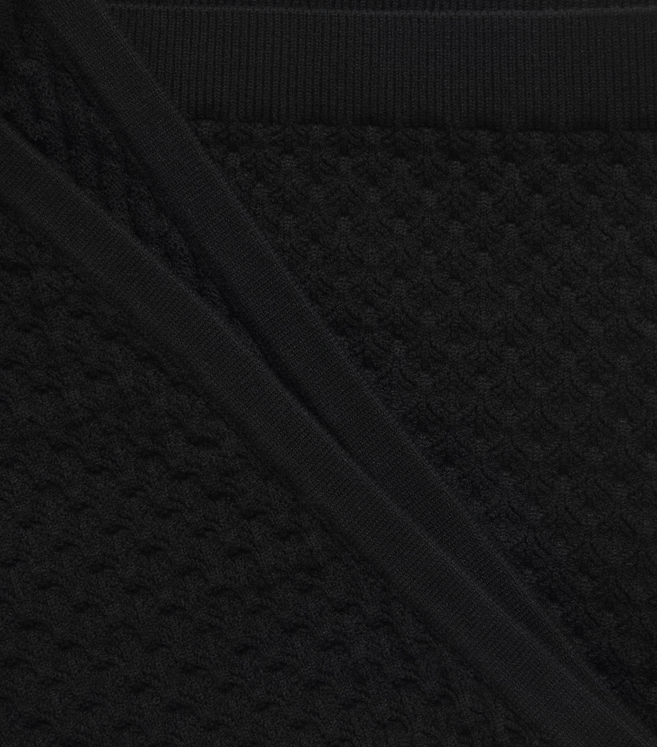 Heidi Pointelle Tank Top BLACK A001 Image 5