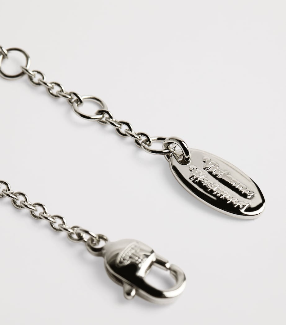 Small Reina Bracelet PLATINUM / WHITE CZ Image 5