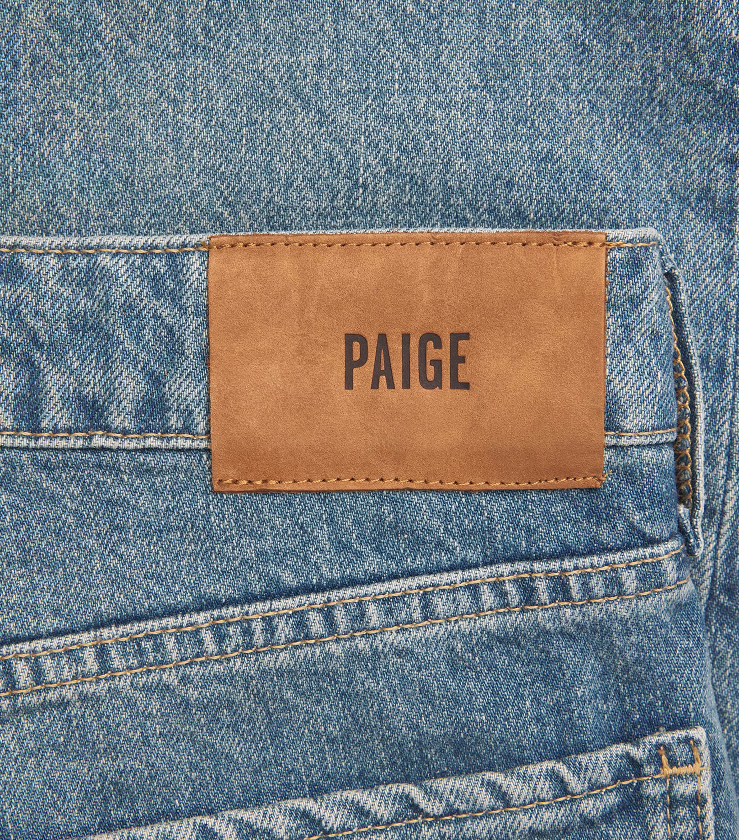 PAIGE Mens Darnell Denim Shorts Scooter Image 6