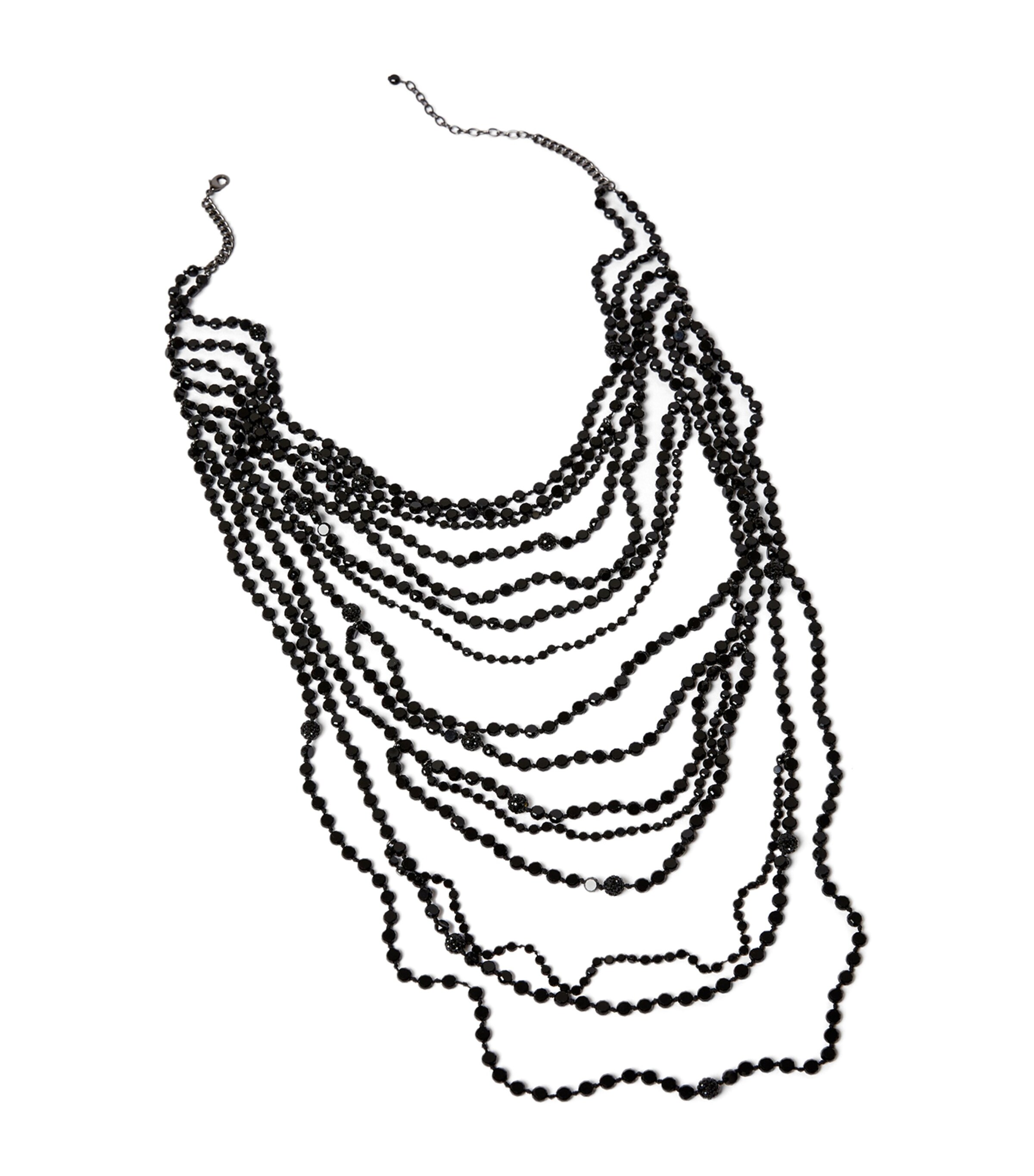 Marina Rinaldi Beaded Multi-Layer Brandy Necklace | Fashion Jewellery | Necklaces | Designers | Marina Rinaldi