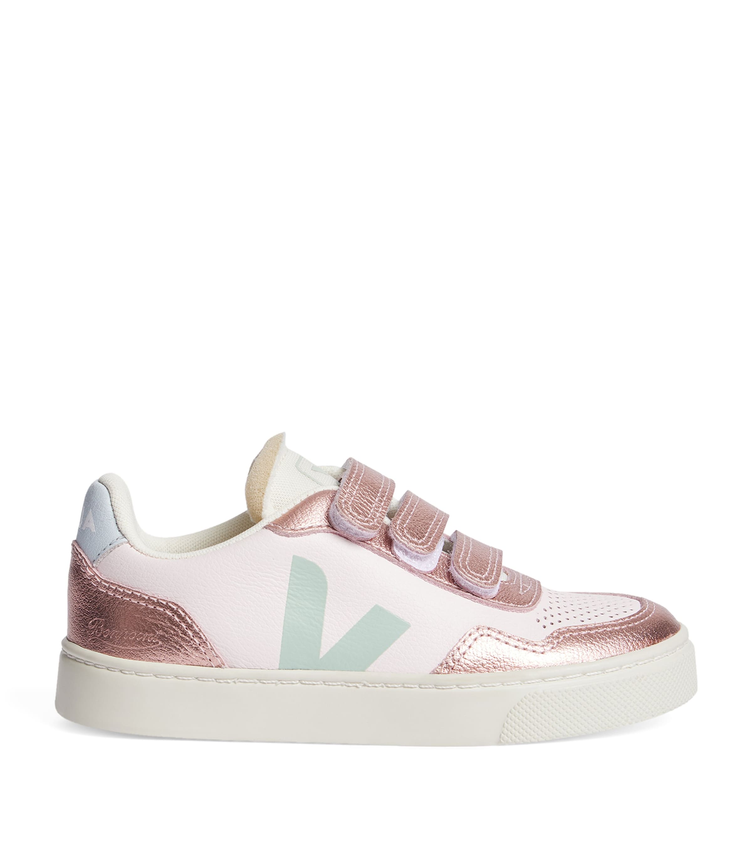 Bonpoint x Veja Leather Sneakers Rose Poudre Image 1