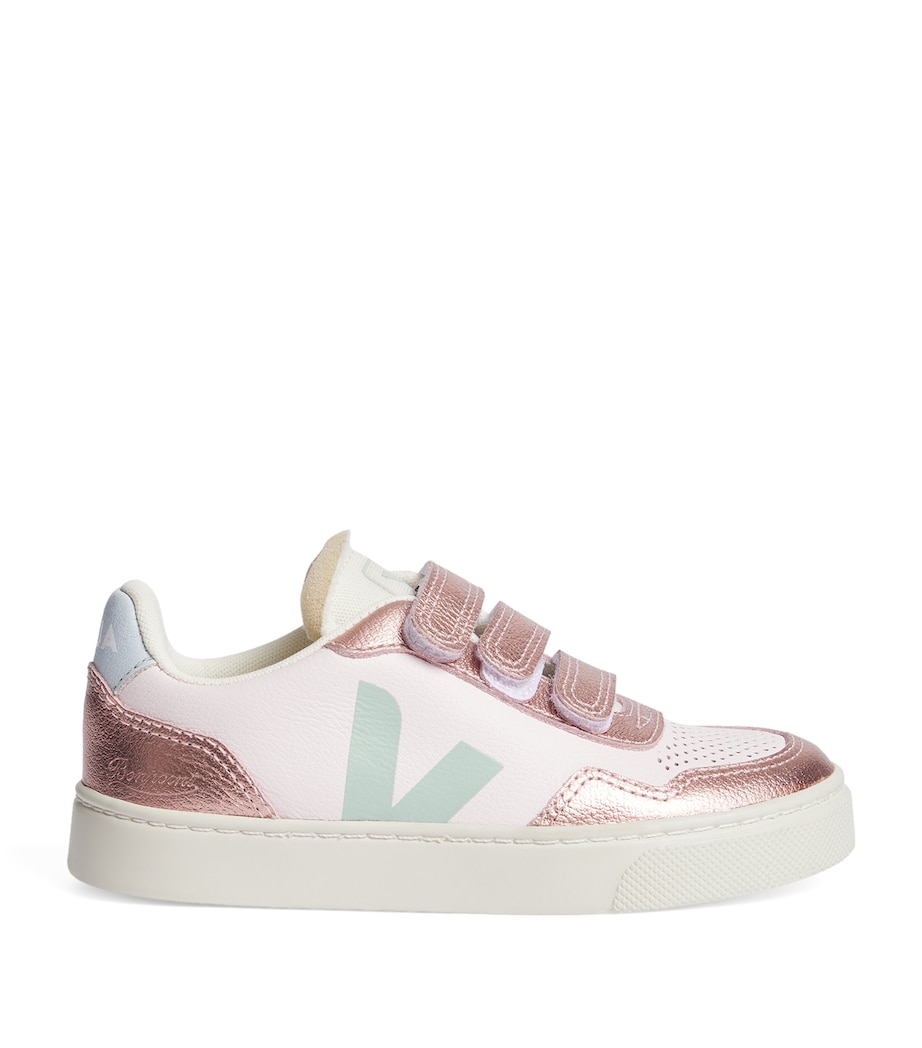 Bonpoint x Veja Leather Sneakers Rose Poudre Image 1
