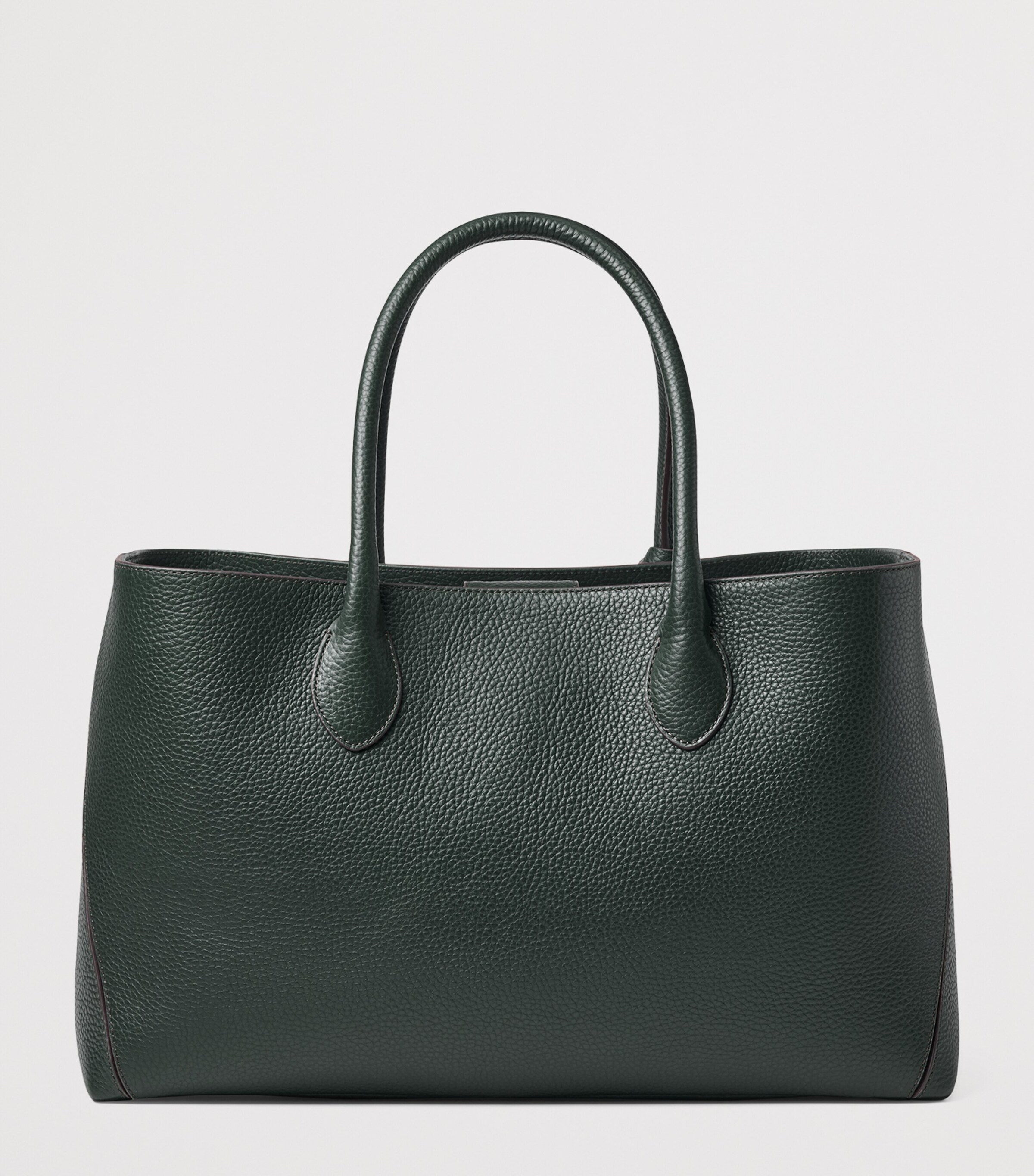 Aspinal Of London Leather London Tote Bag Alpine Green Image 3