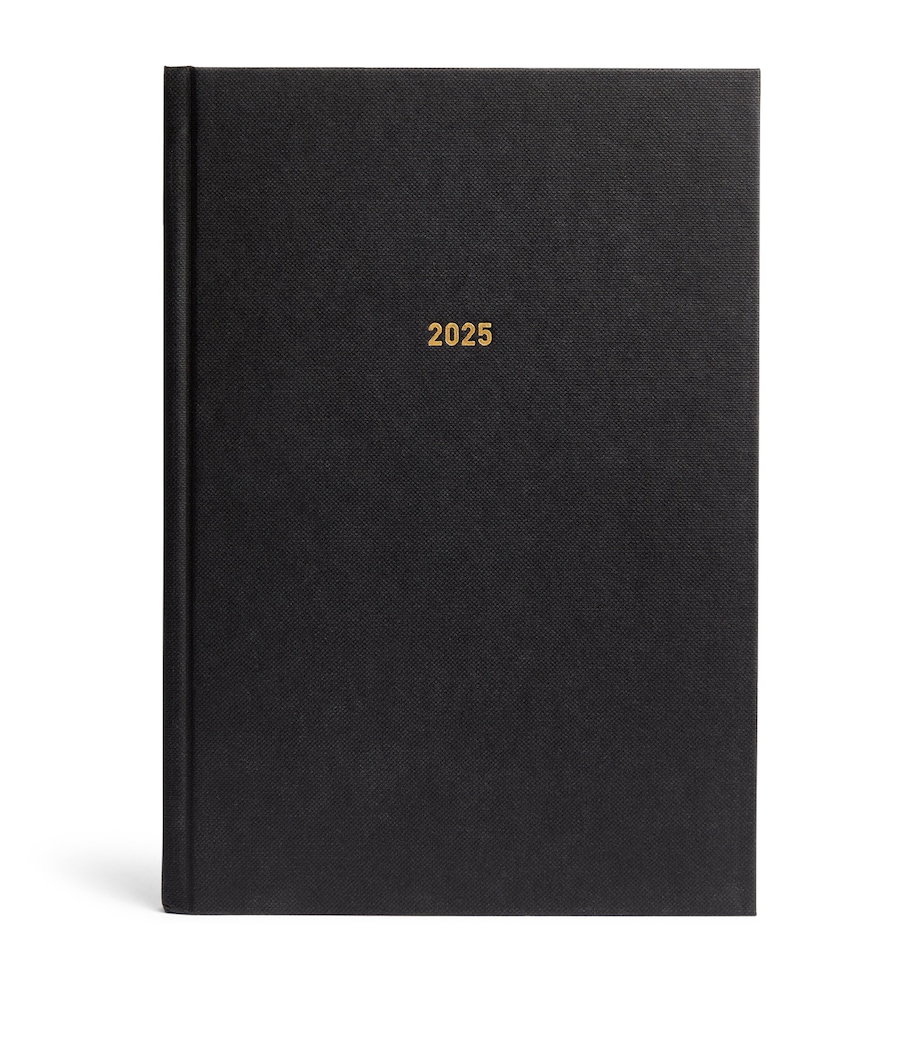 Harrods A5 2025 Diary Black Image 1
