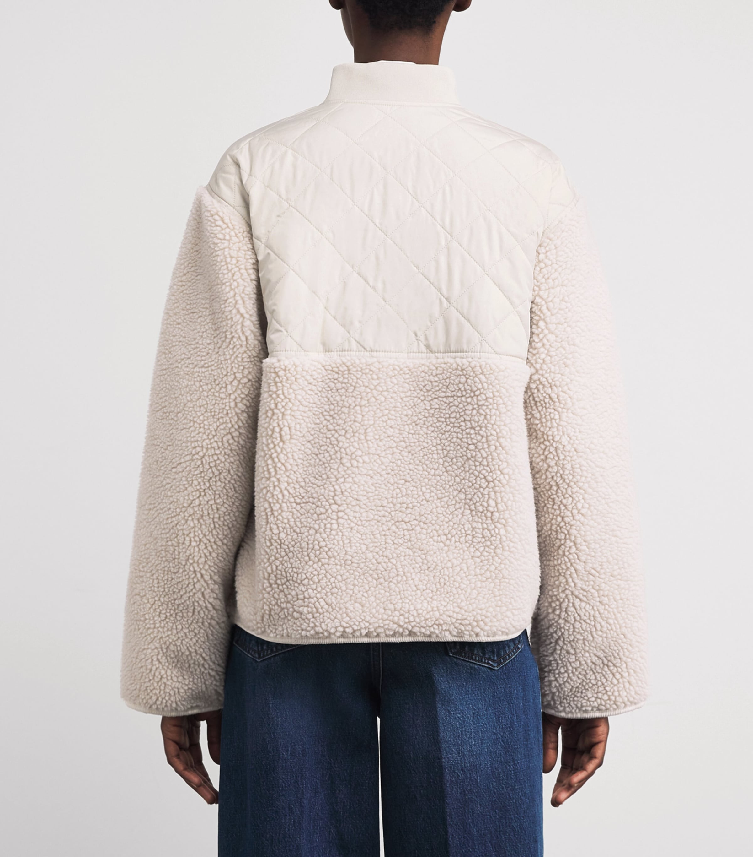 Wetherby Fleece Jacket OATMEAL/SILVER CLOUD Image 4