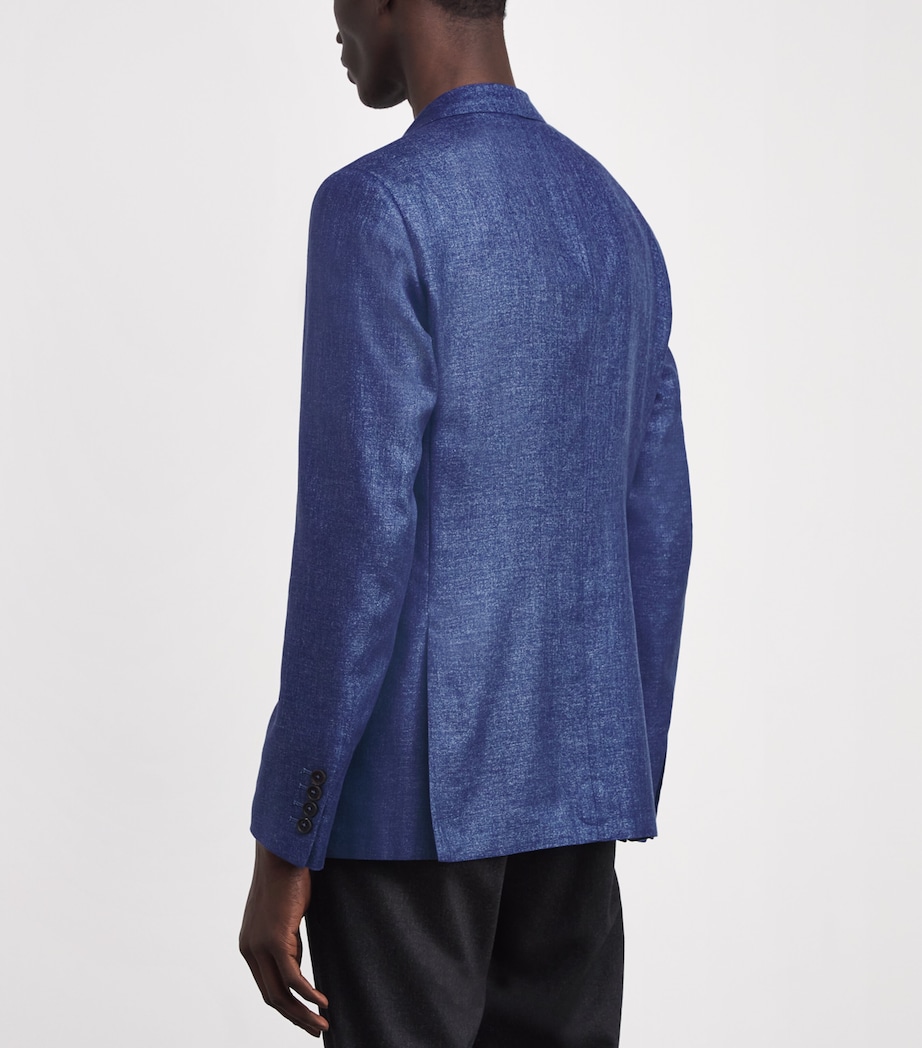 Silk Brera Blazer 06 LIGHT BLUE Image 4