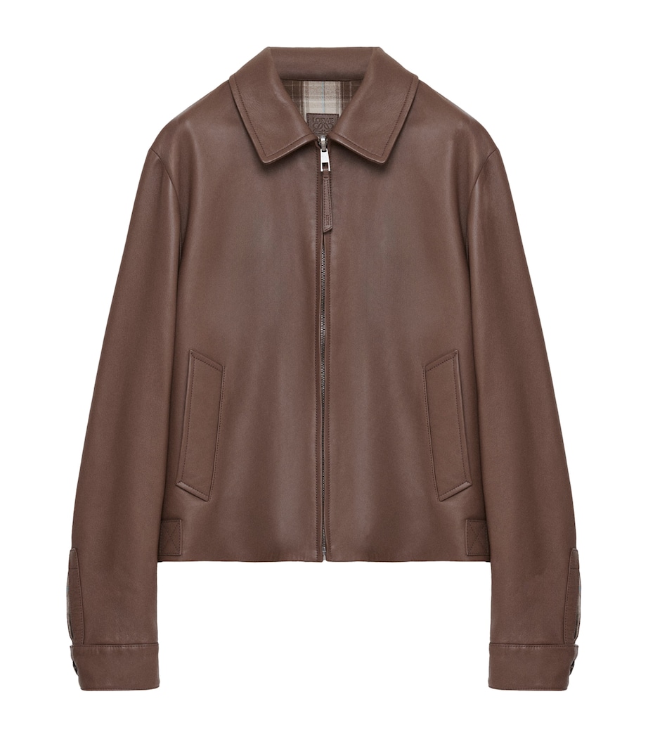 Reversible Leather Jacket TAUPE Image 1