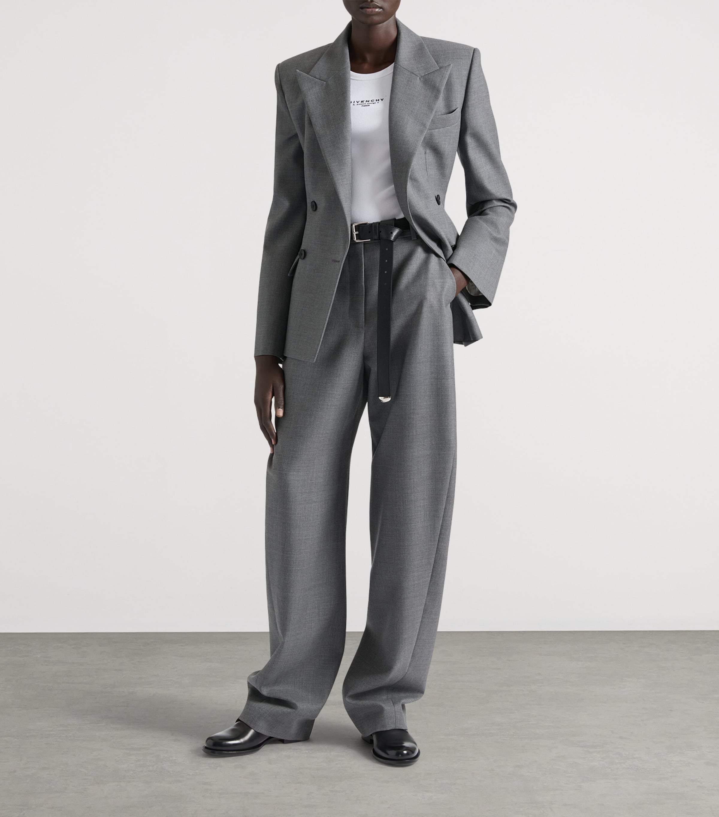 【関税＆送料込み】Givenchy Cocoon Trousers Clothing Cocoon utility pants in cotton and wool in - khaki | Givenchy US