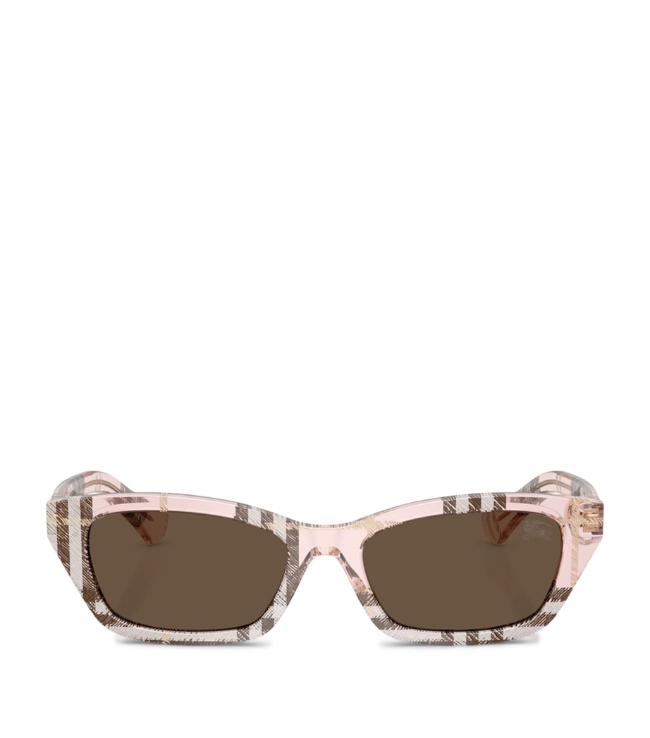 Burberry Acetate BE4488 Rectangle Sunglasses Pink Image 1