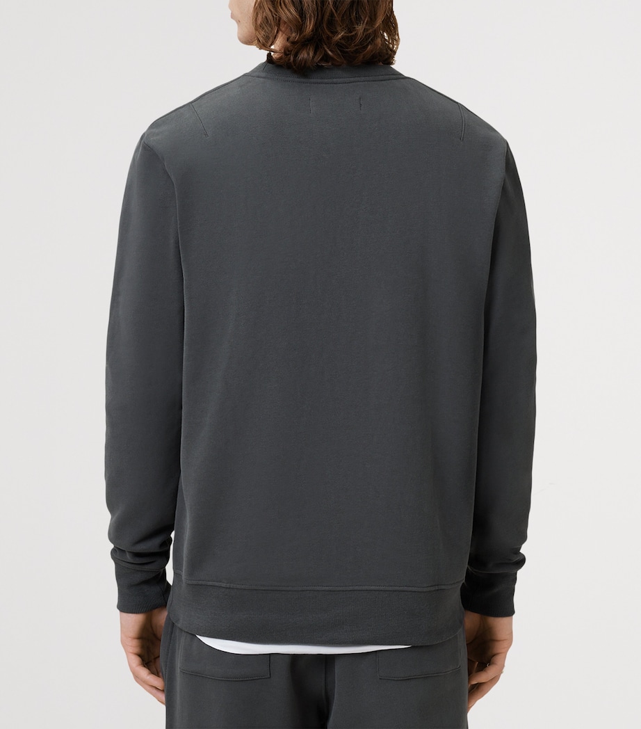 Organic Cotton Raven Ramskull Sweatshirt CARTER GREY Image 7