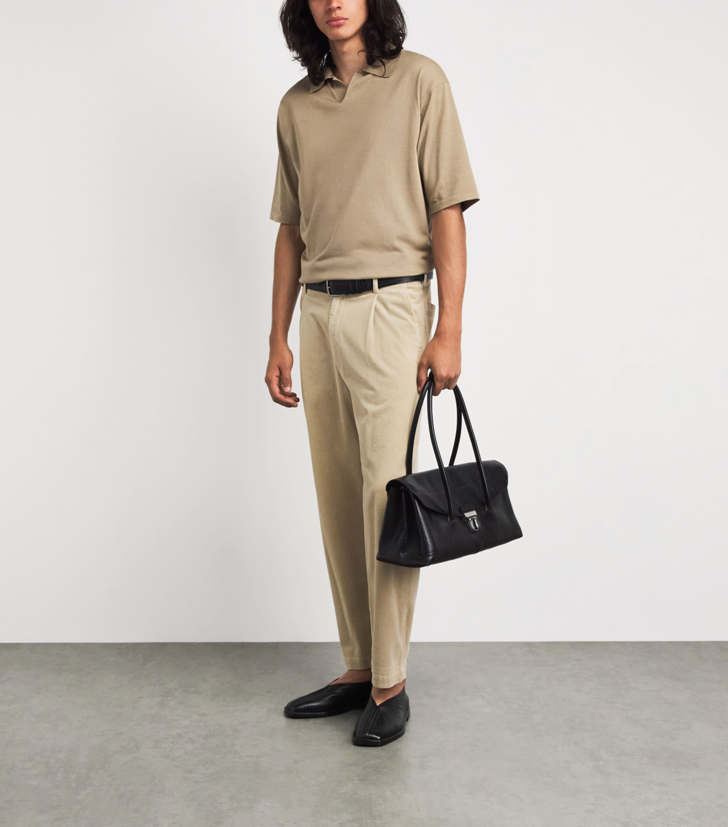Barena Mens Corduroy Straight Trousers Sasso Image 1