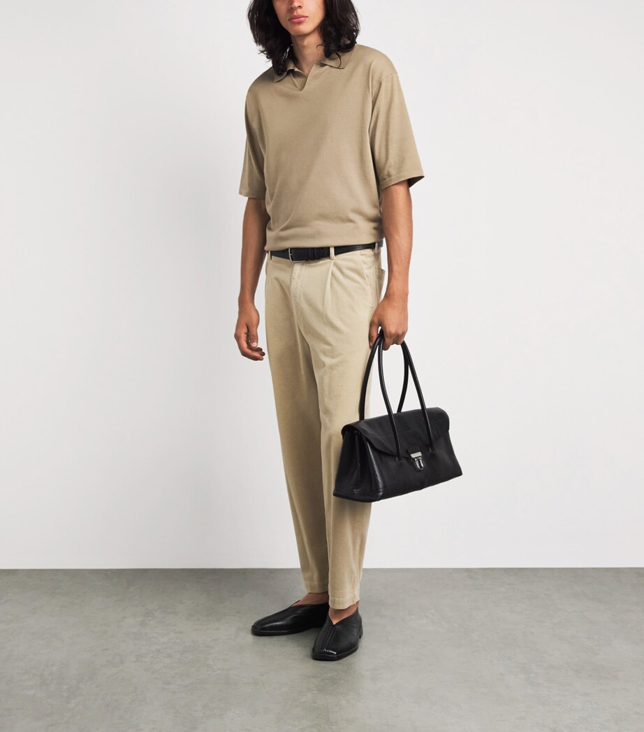 Barena Mens Corduroy Straight Trousers Sasso Image 1