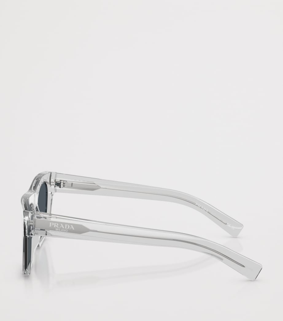 Prada Acetate Rectangular Sunglasses Image 3