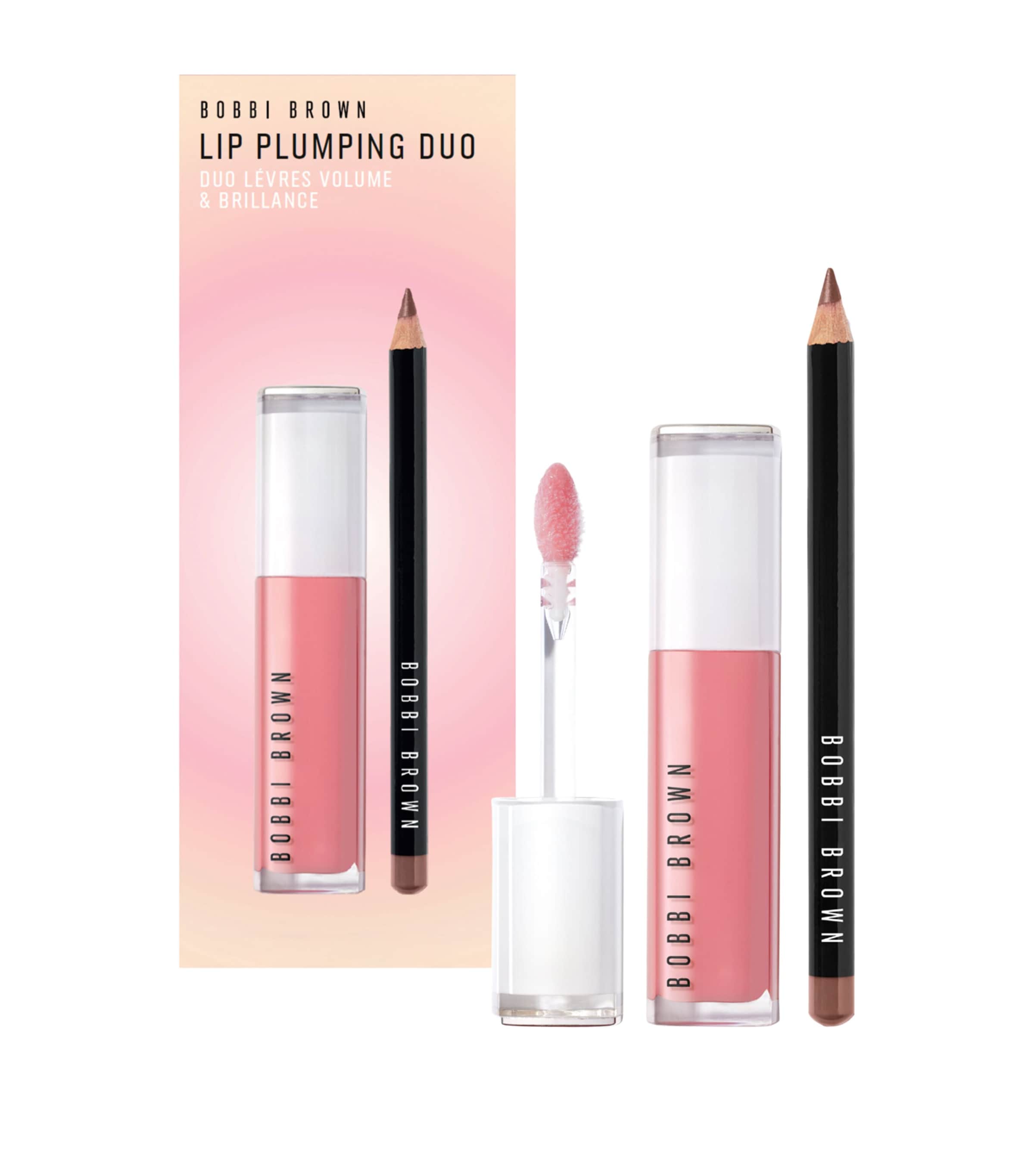 Bobbi Brown Lip Plumping Duo Bare Rose Pale Mauve Image 1