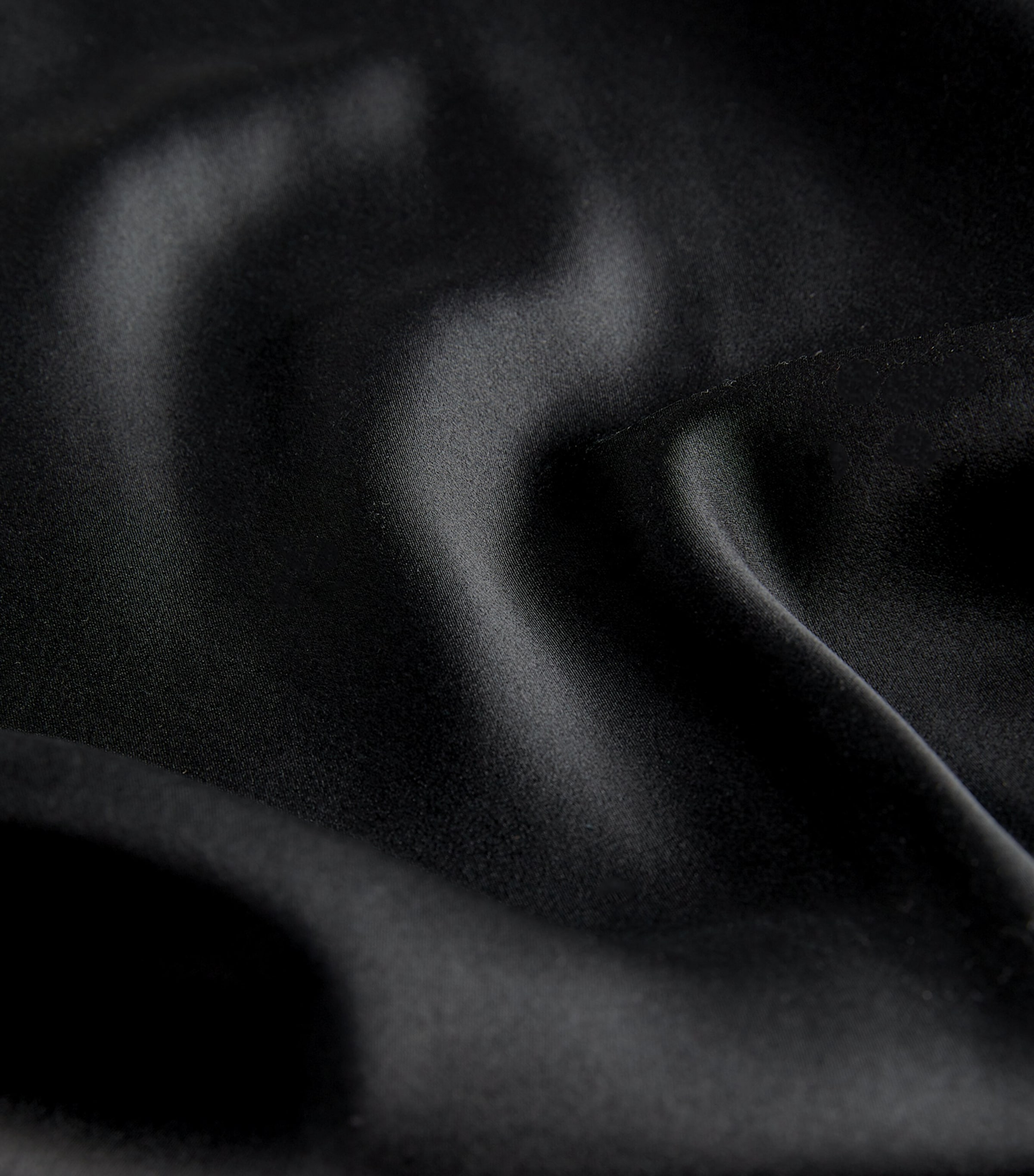 Silk Satin Isaak Midi Skirt BLACK Image 5