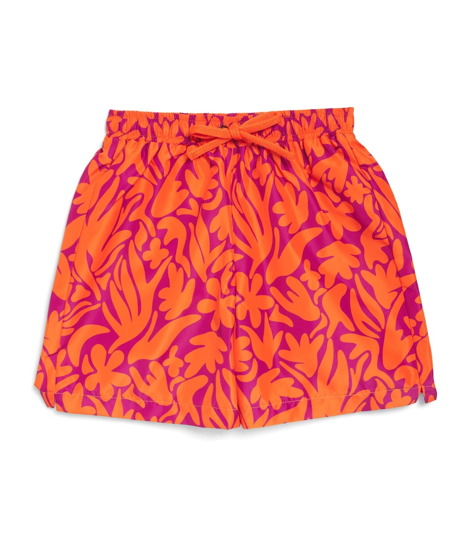 Nature Print Swim Shorts (3-12 Years) 262 CORAL Image 1