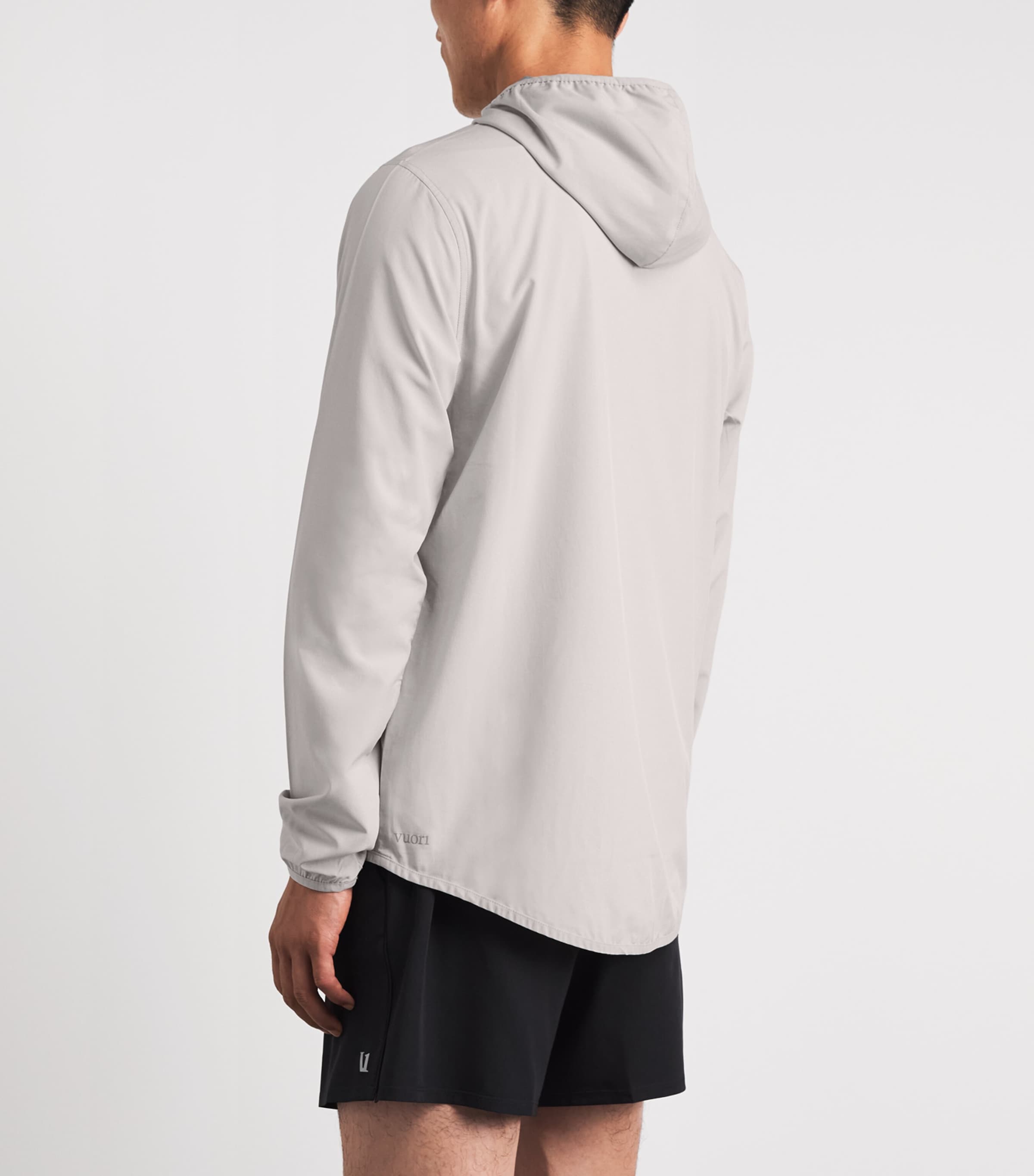 VUORI Mens Outdoor Trainer Shell Jacket Gmx Grey Mist L Image 5