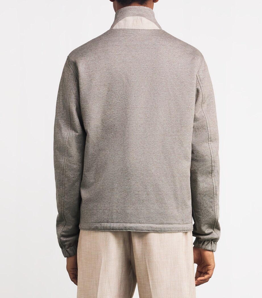 Linen Reversible Jacket TX13.1/25 NATURALE Image 4