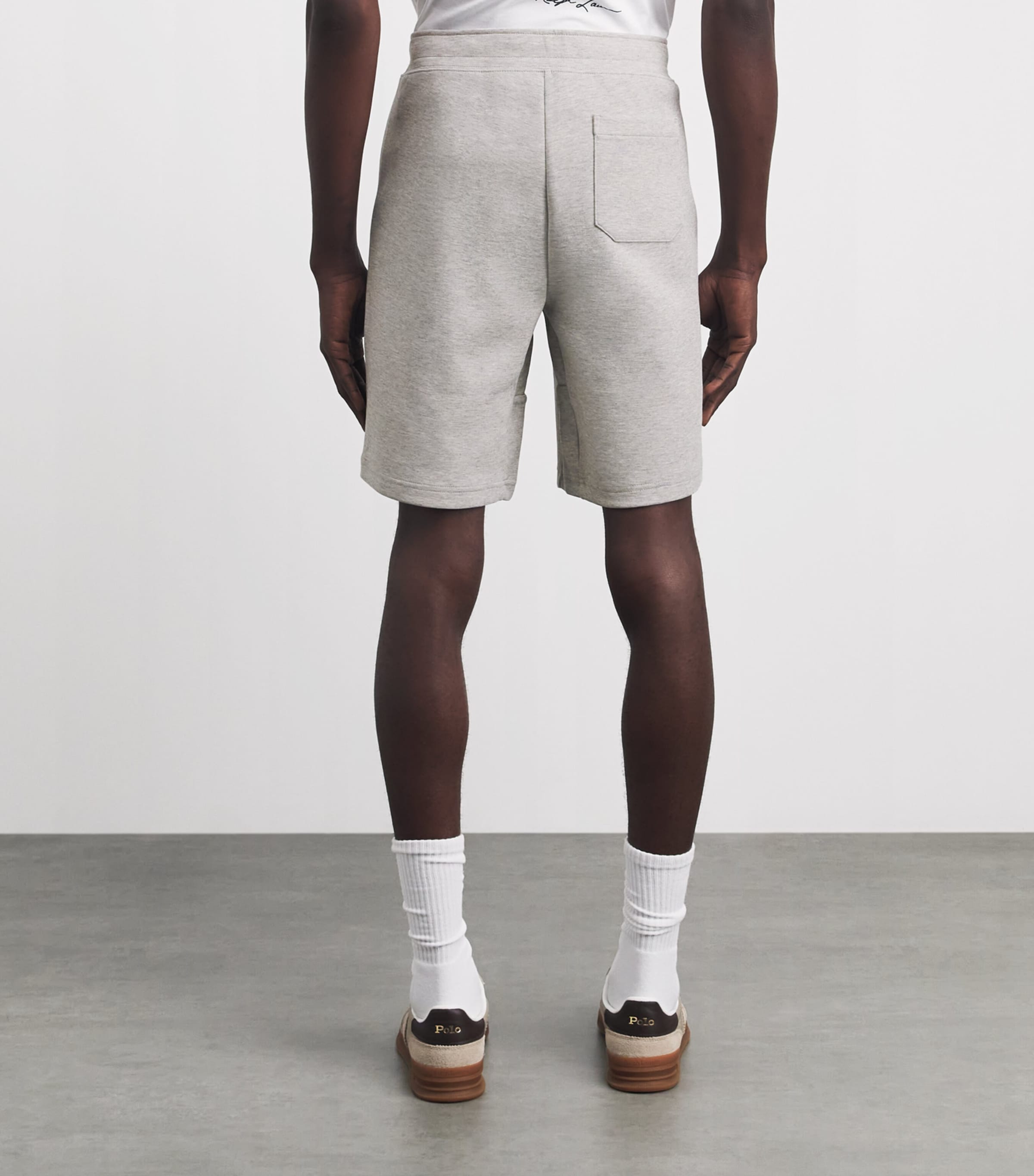 Polo Ralph Lauren Mens Double-Knit Polo Pony Shorts Drk Sprt Image 5