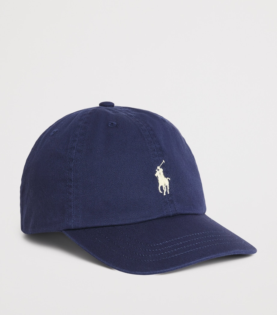 Cotton Polo Pony Baseball Cap NEWPORT NAVY Image 2
