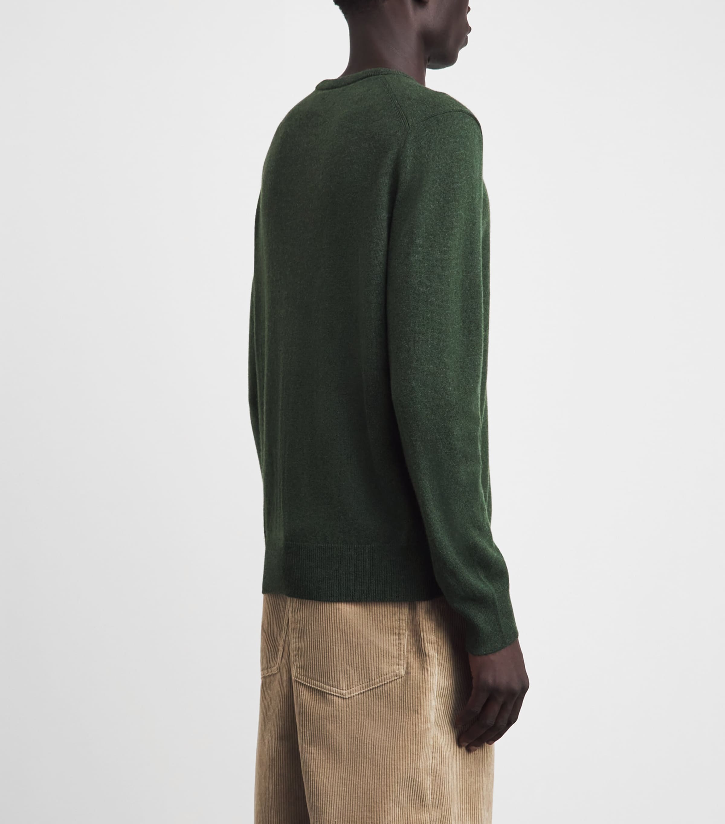 Polo Ralph Lauren Mens Wool Polo Pony Sweater Lodgepole Pine Hther Image 5