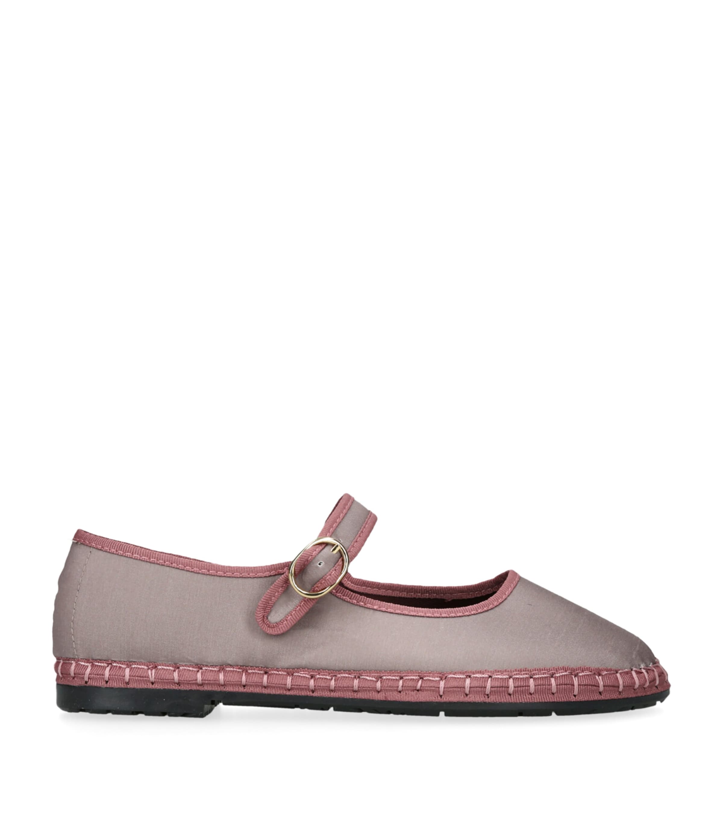 Flabelus Silk Sula Mary Janes