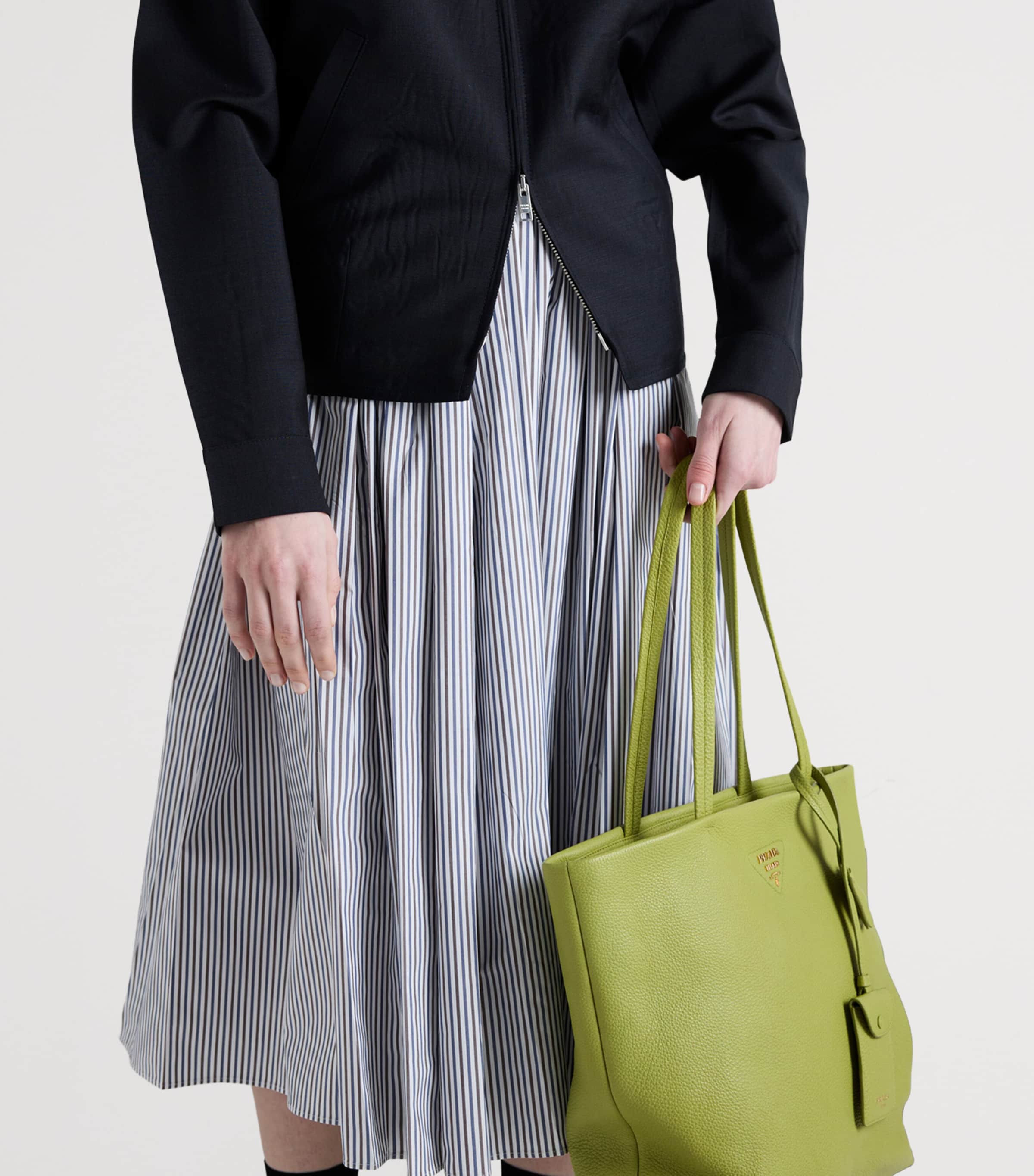 Poplin Stripe Skirt F0UB0 Image 3