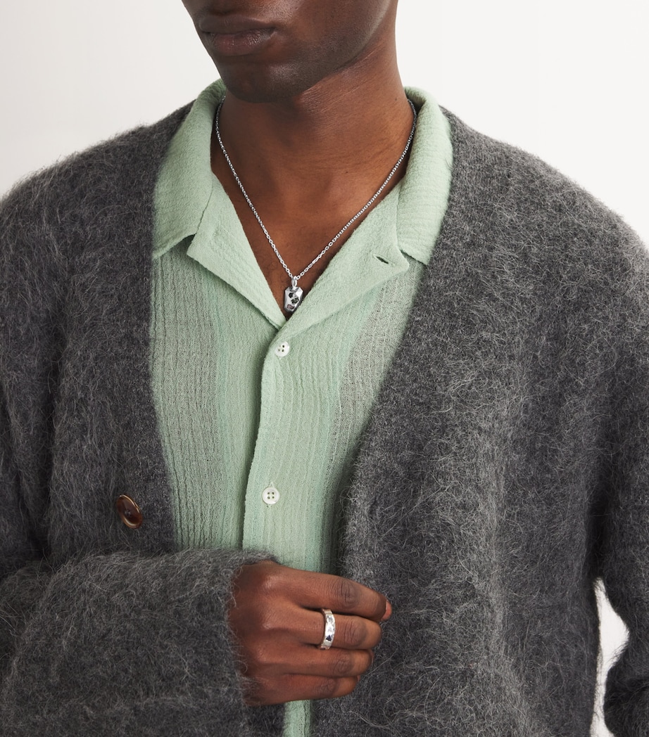 THE OUZE Sterling Silver and Sapphire Necklace Image 4