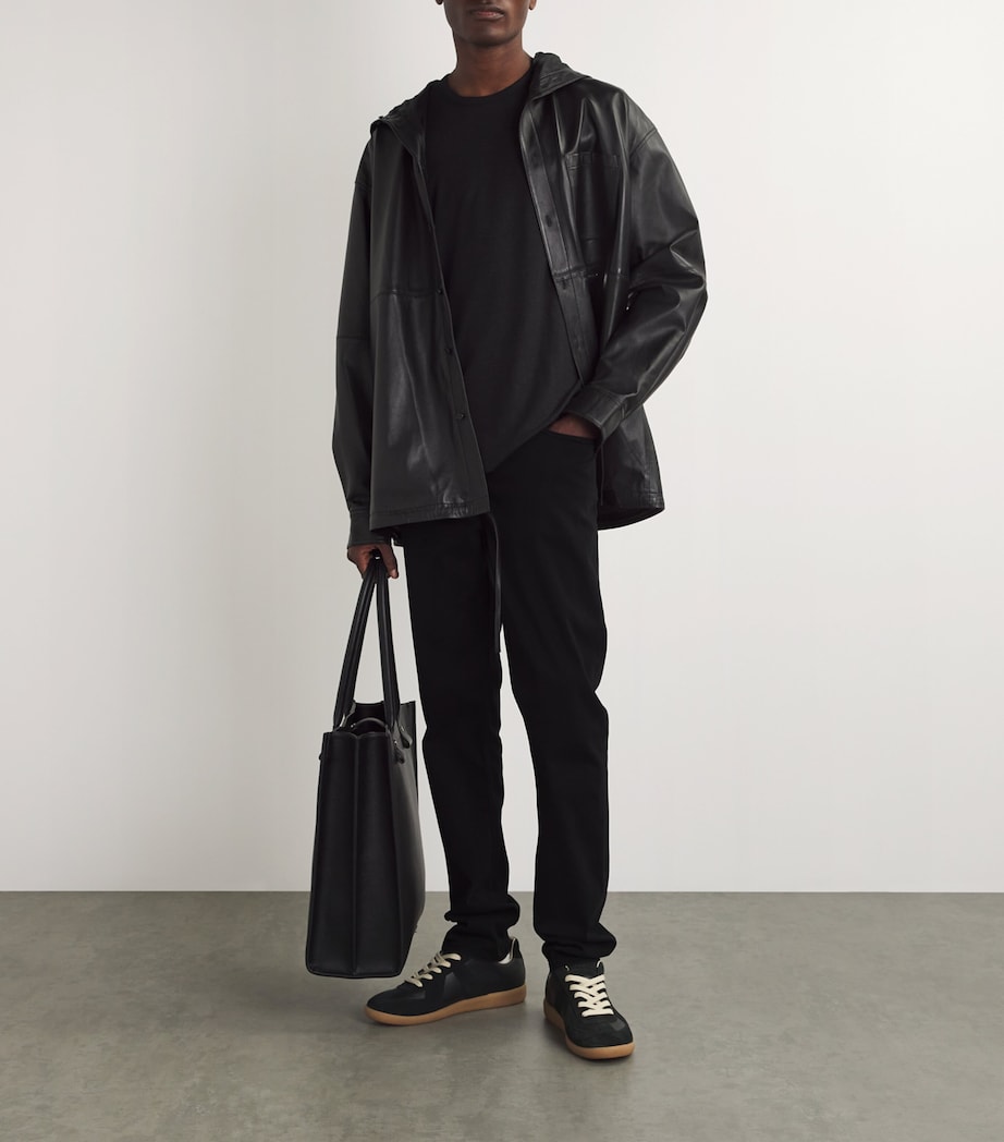 Slimmy Tapered Luxe Performance Plus Jeans BLACK Image 2