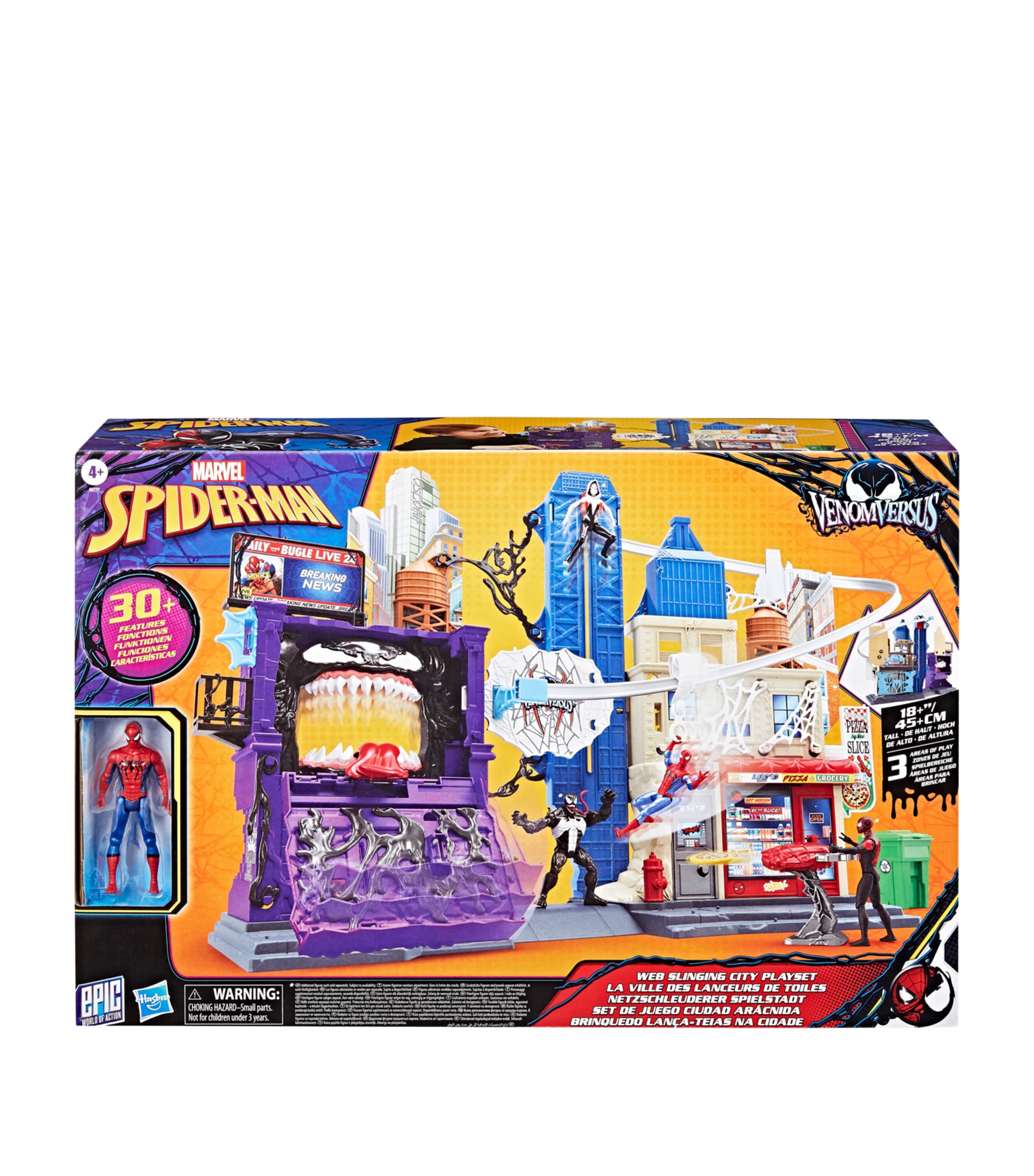 Spider-Man Web Slinging City Playset MULTI Image 1
