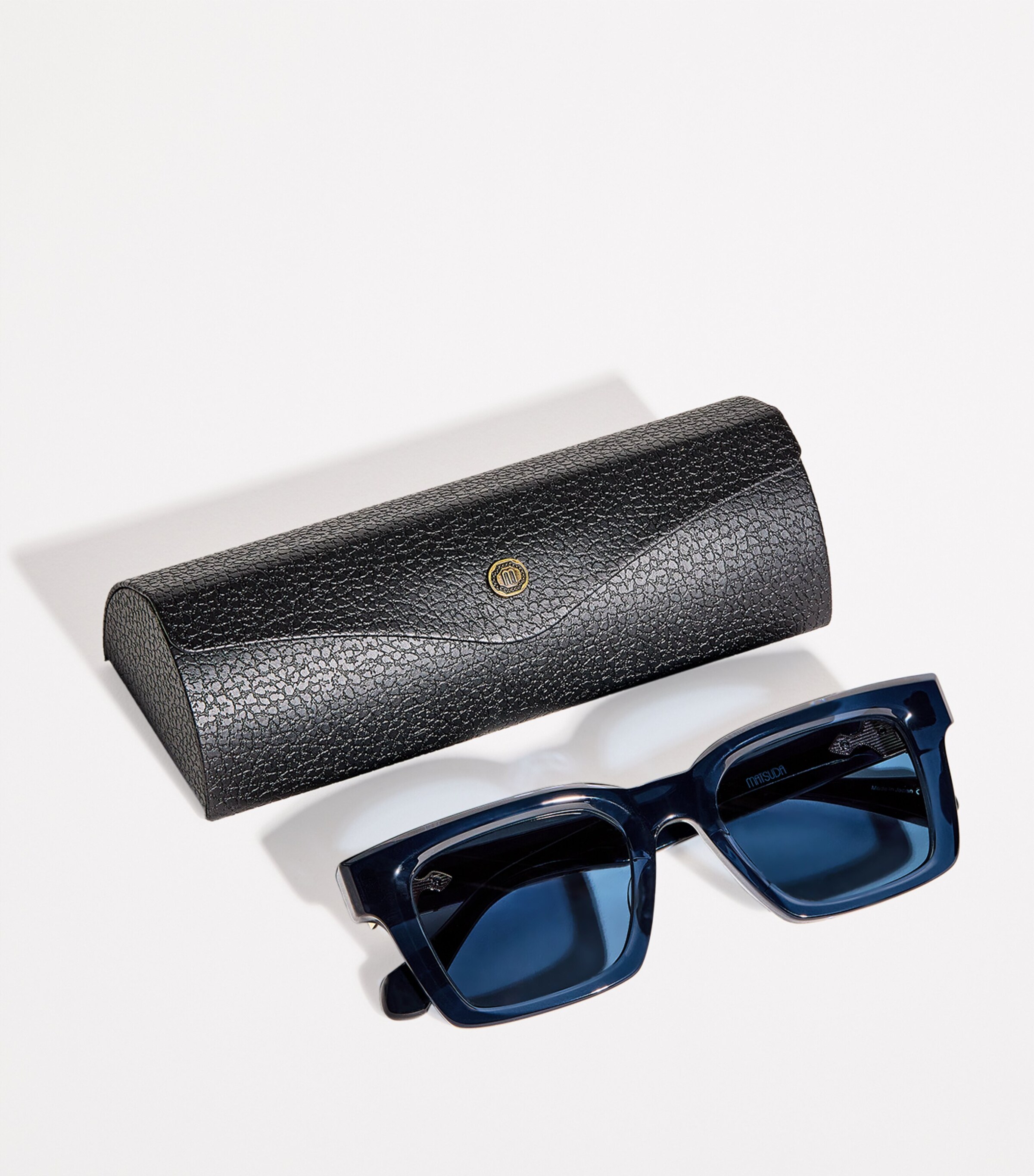 Acetate Rectangular M1103 Sunglasses M1033 BRUSHED GOLD Image 4