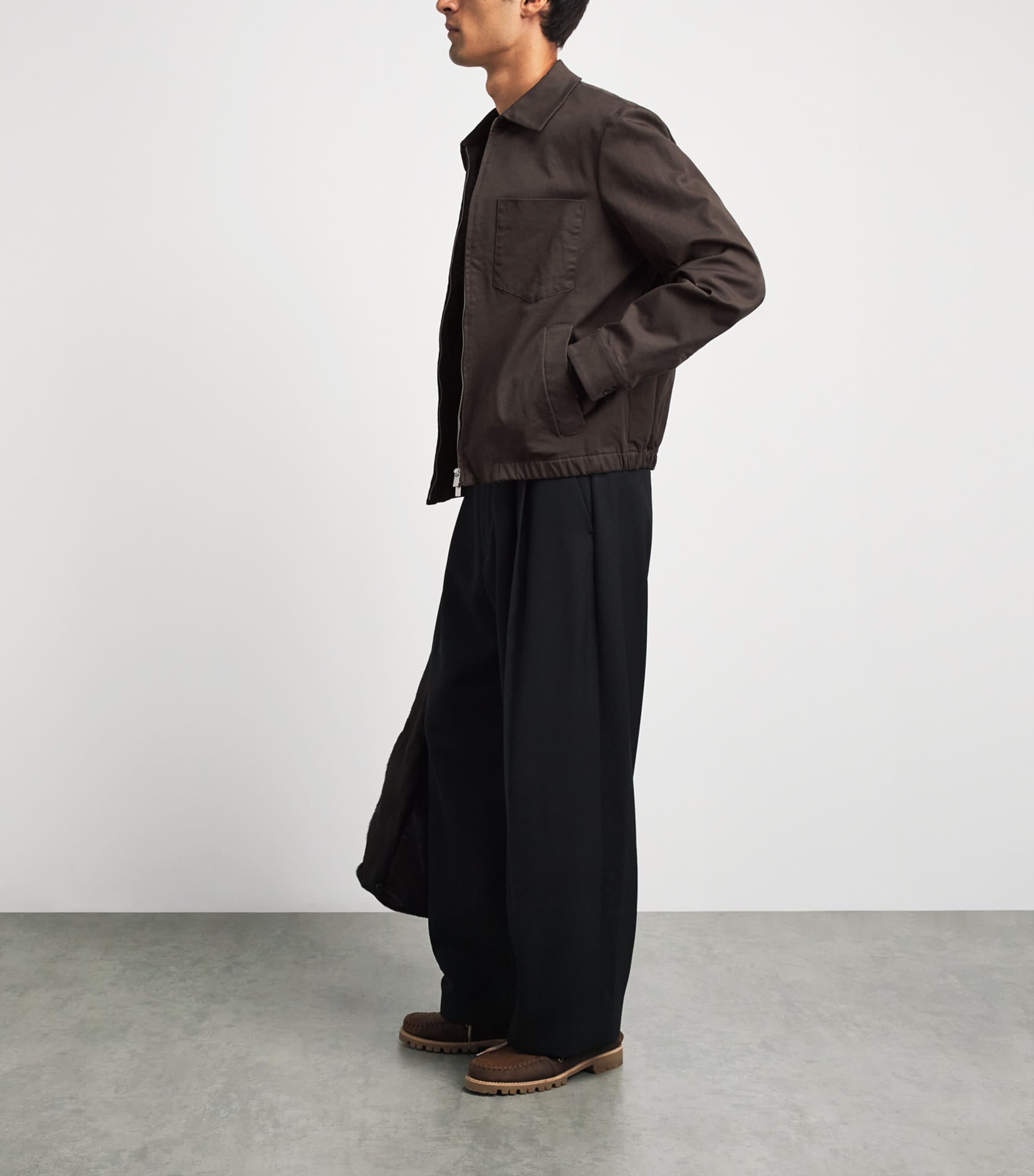Barena Mens Gabardine Field Jacket Bruno Image 2