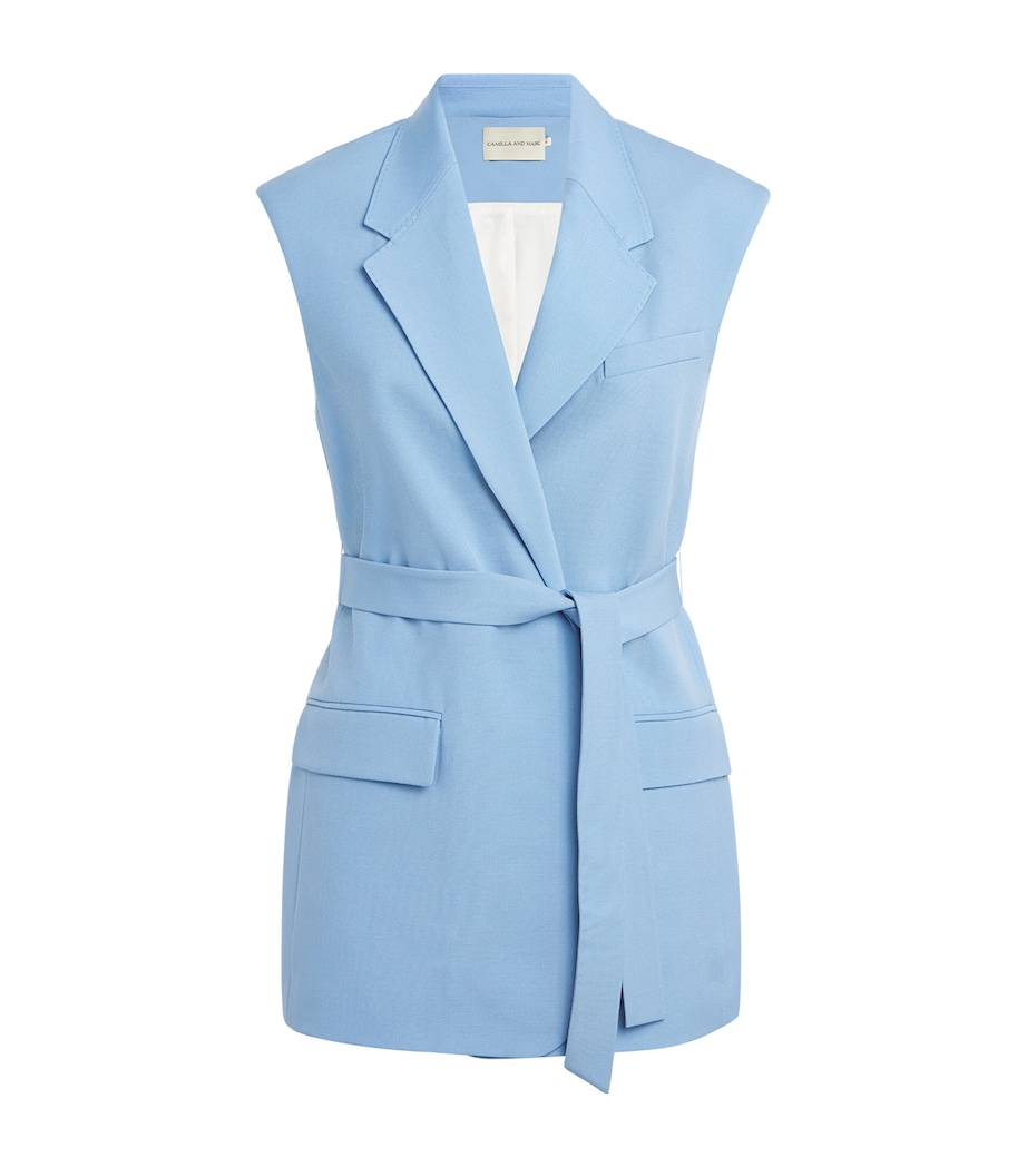 Wool Atlantis Blazer Vest M60 CORNFLOWER BLUE Image 1