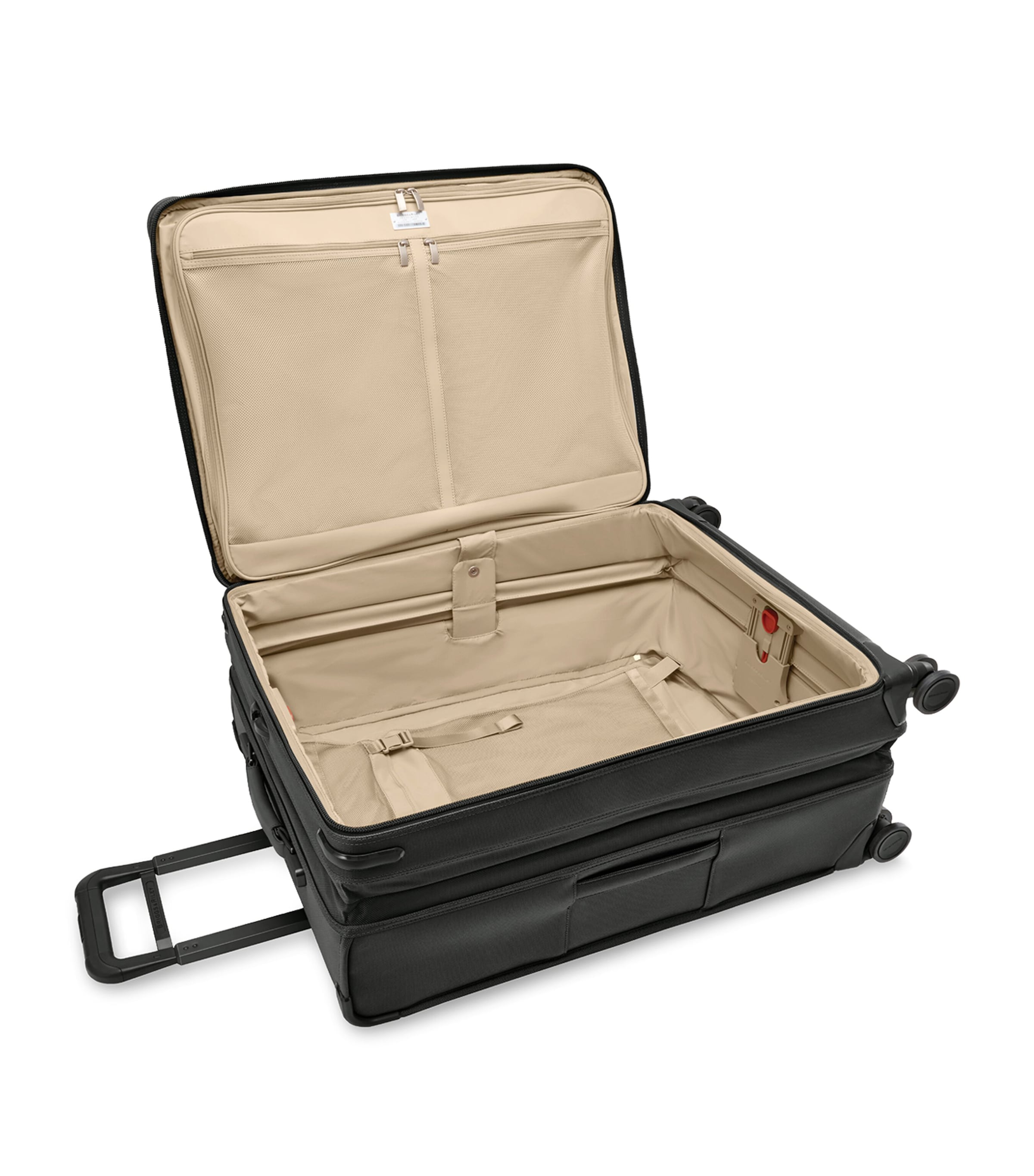 Large Baseline Expandable Spinner Suitcase (74cm) BLACK Image 7