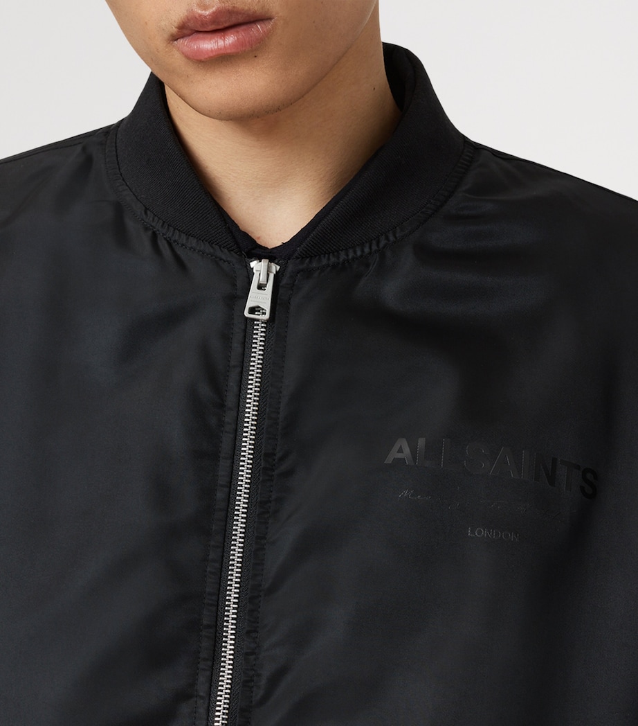 Logo Bomber Jacket BLACK Image 6